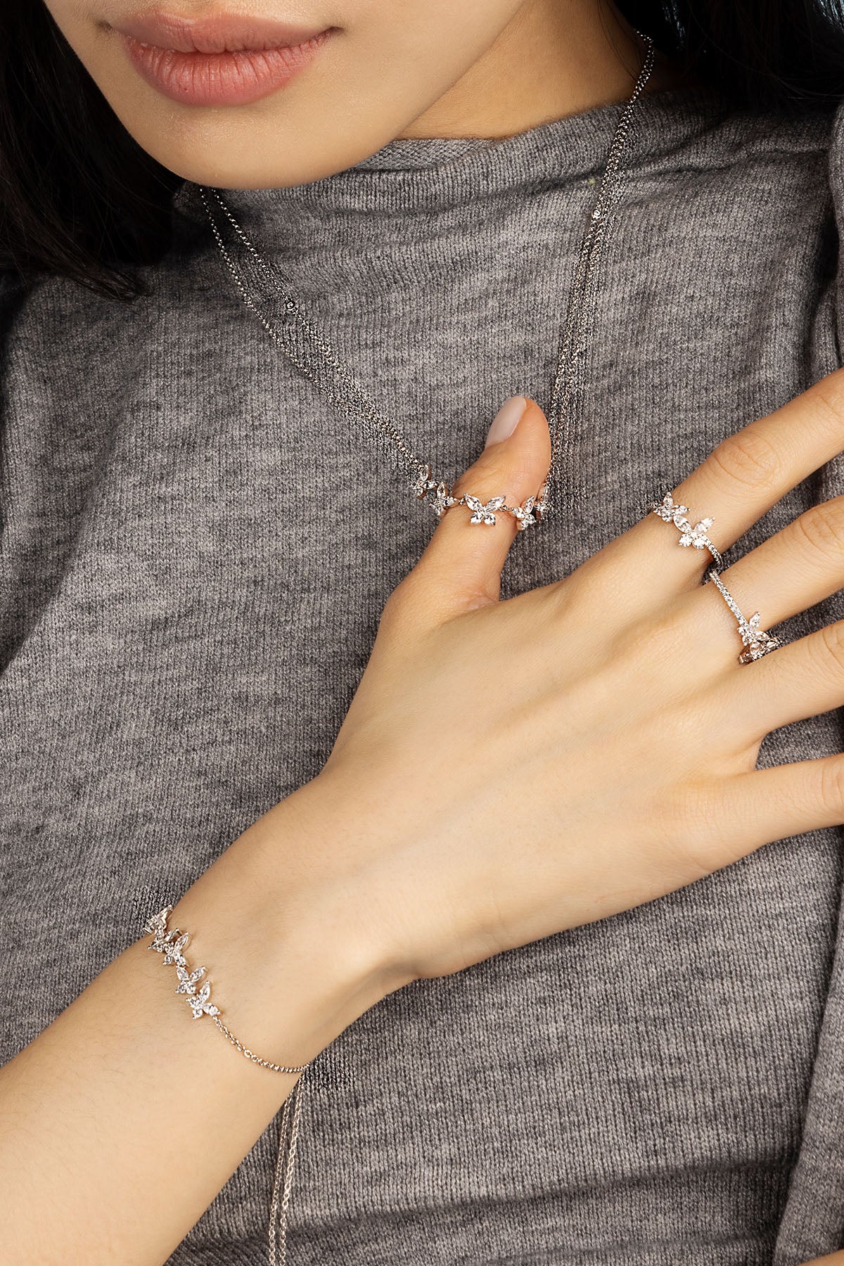APM Monaco Butterfly Ring in Silver