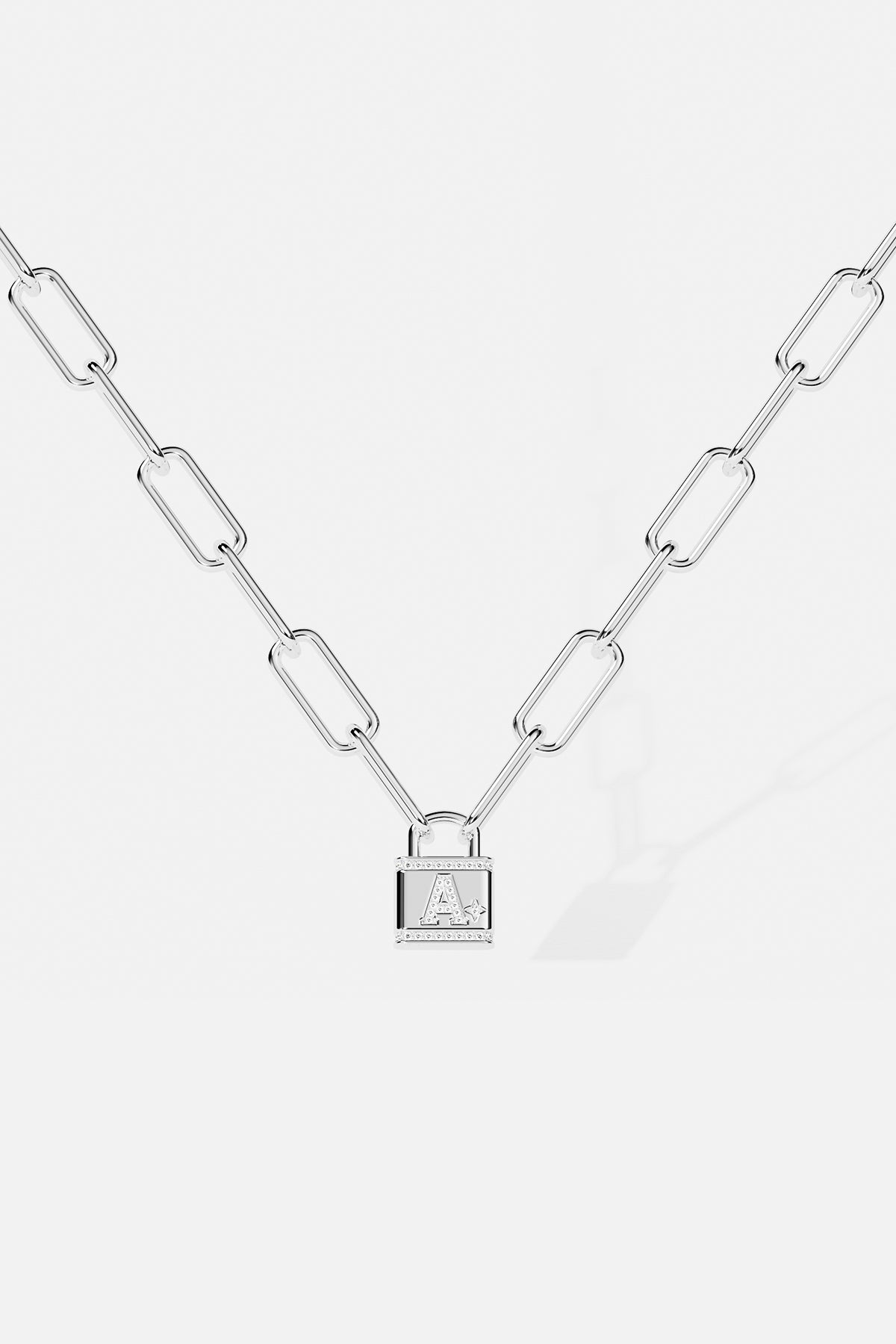 Alphabet Lock Necklace - APM Monaco UK