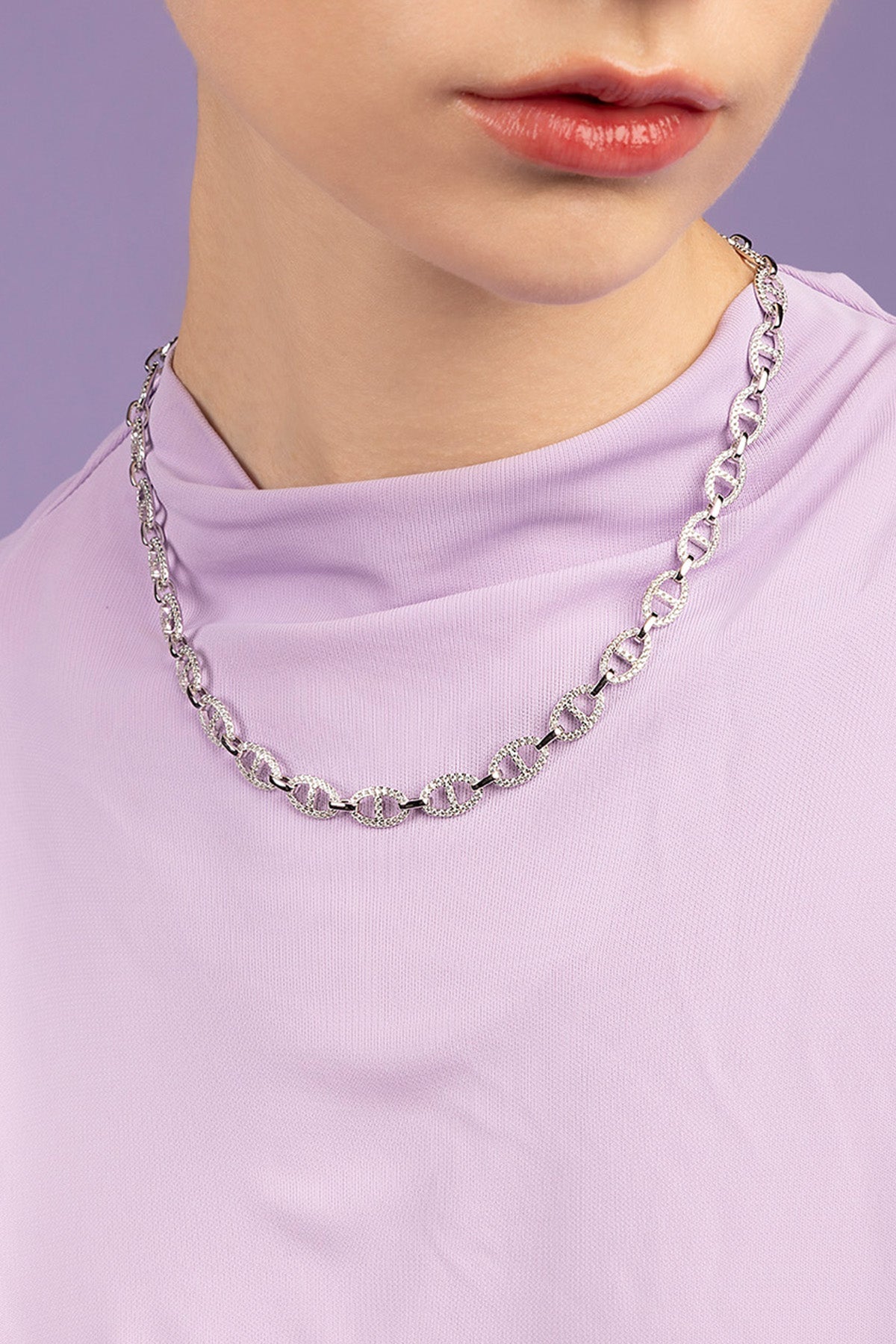 Collier Maille Marine Argent