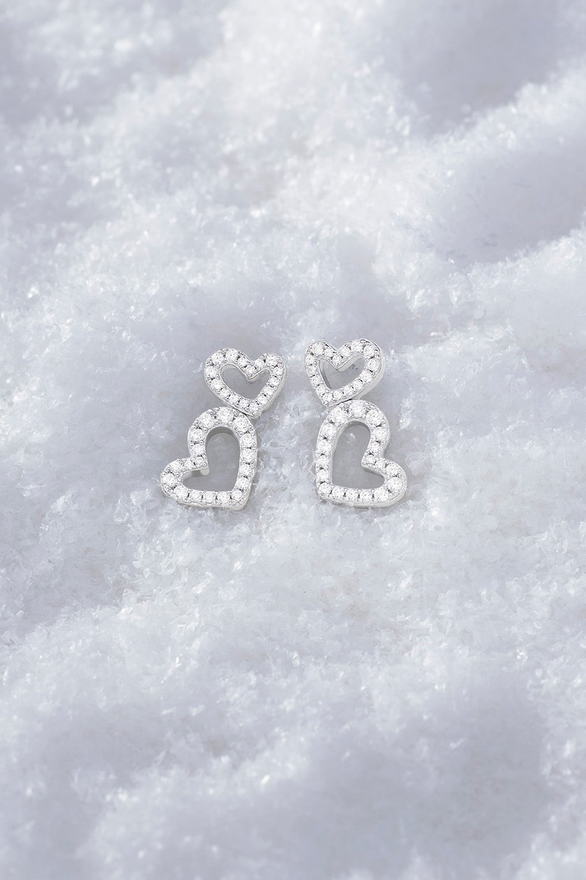 APM Monaco Double Hearts Earrings