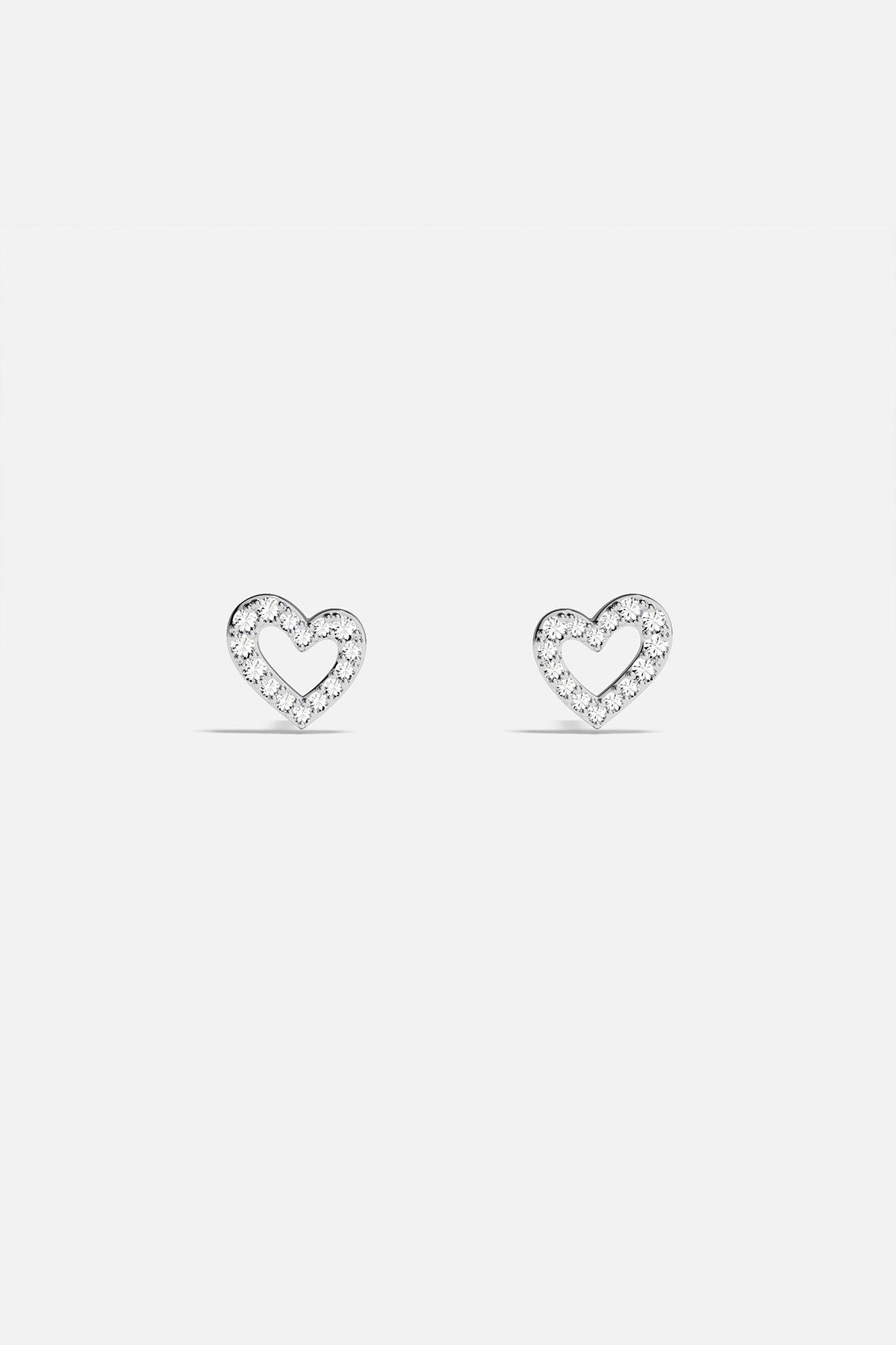 Heart Stud Earrings - APM Monaco