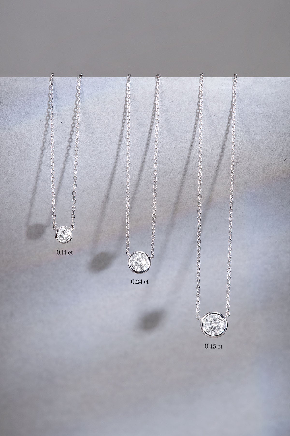 Round Diamond Necklace (0.24ct) - APM Monaco UK