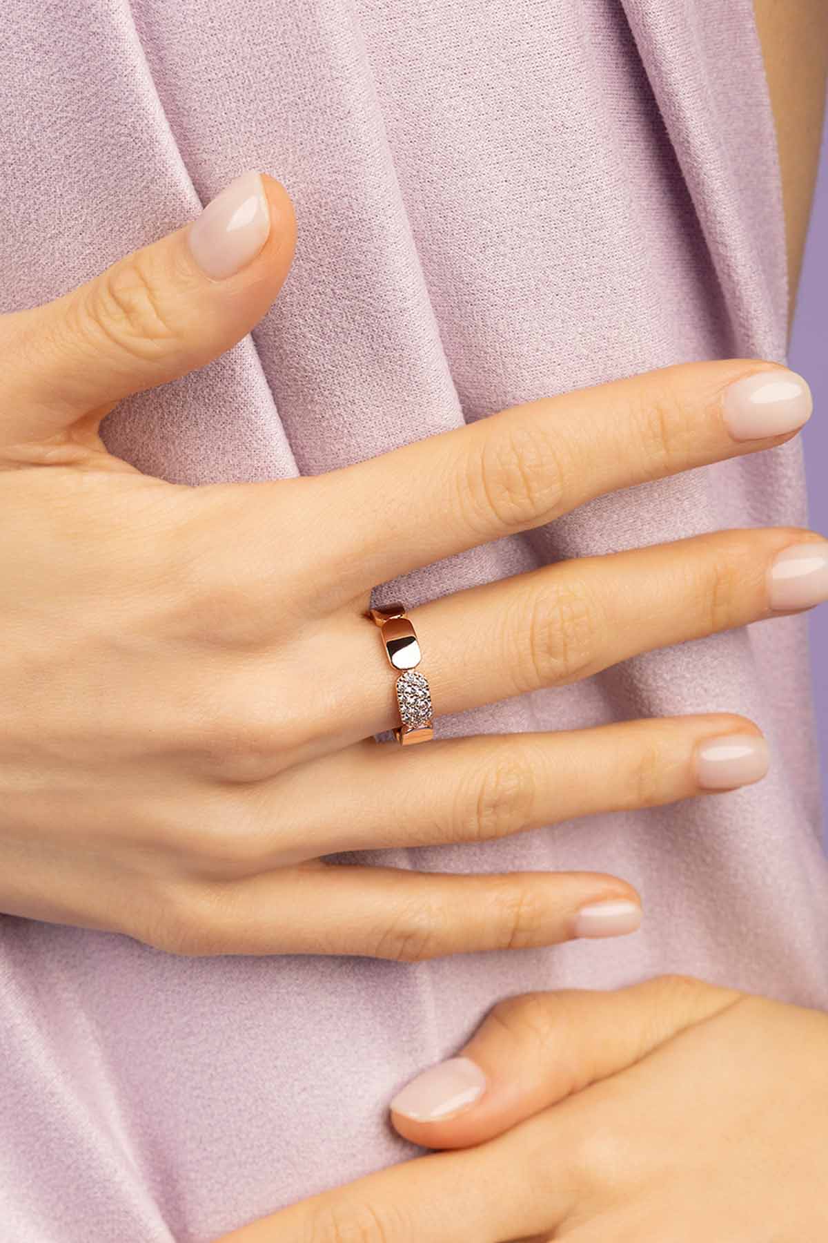 Bague Or Rose APM Monaco