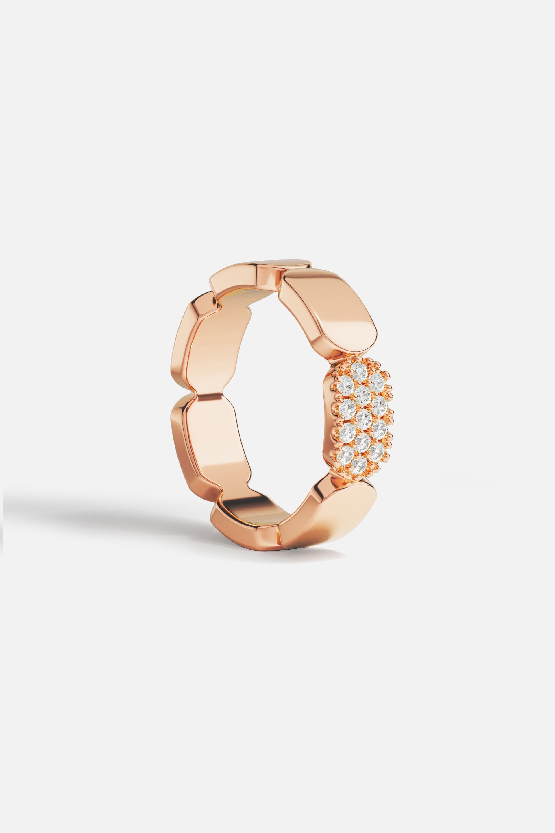 APM Monaco Dainty Rose Gold Ring