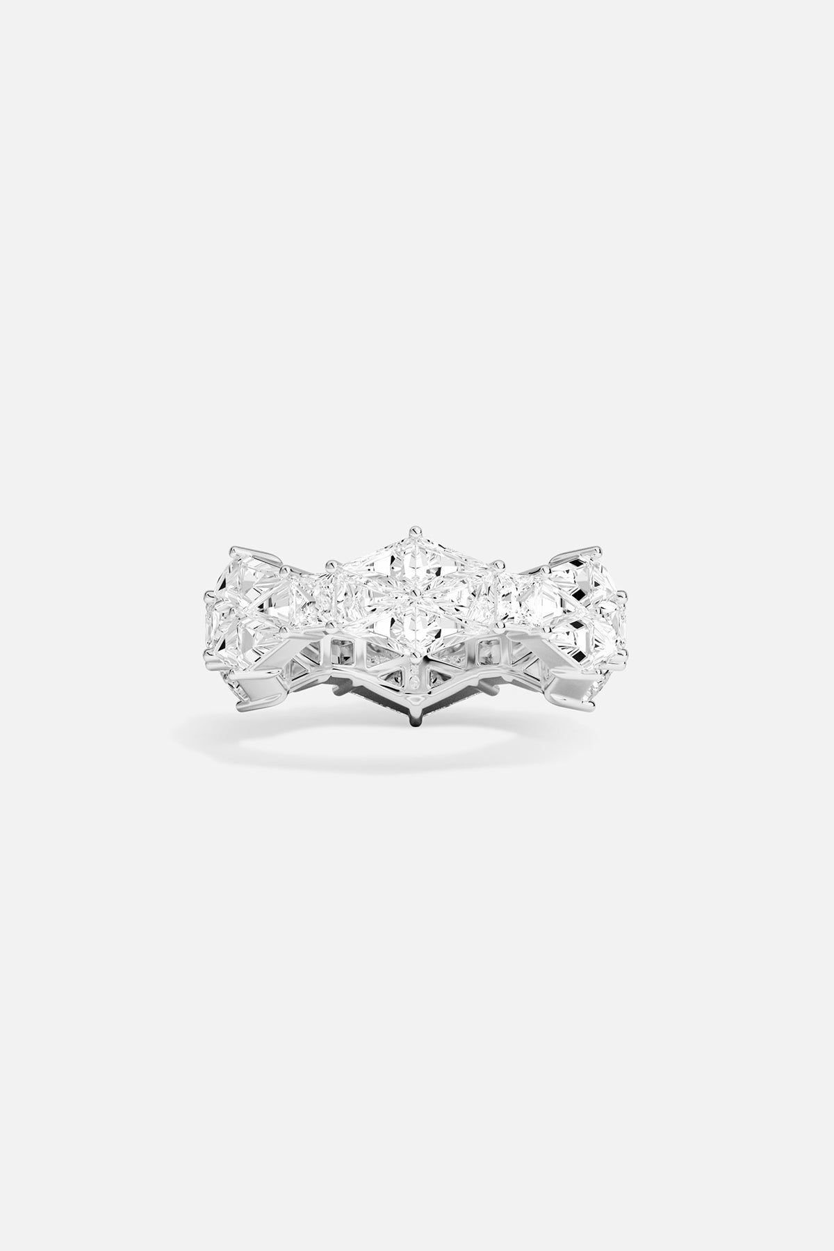 APM Monaco Art Deco Pavé Ring