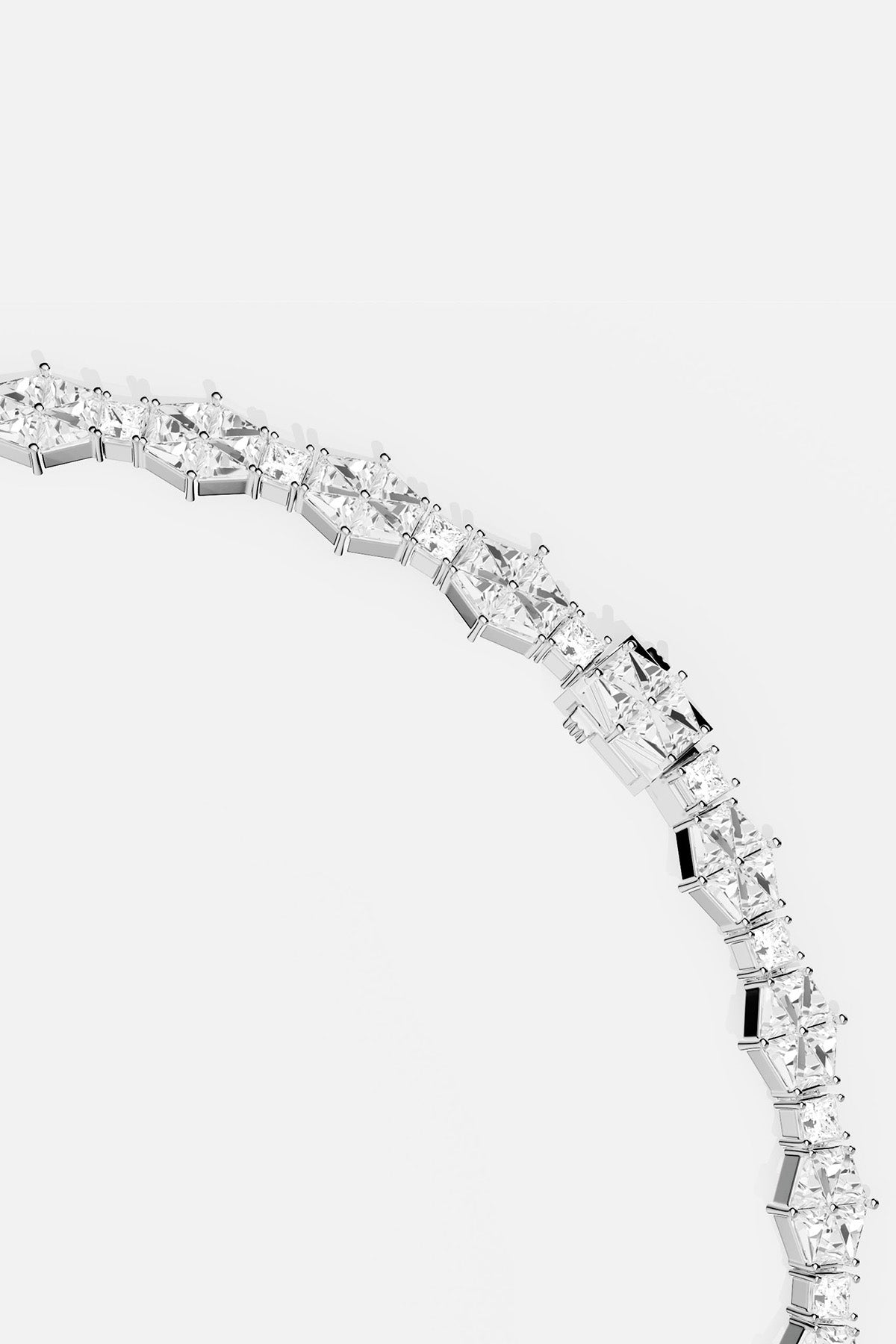 APM Monaco Art Deco Pavé Choker
