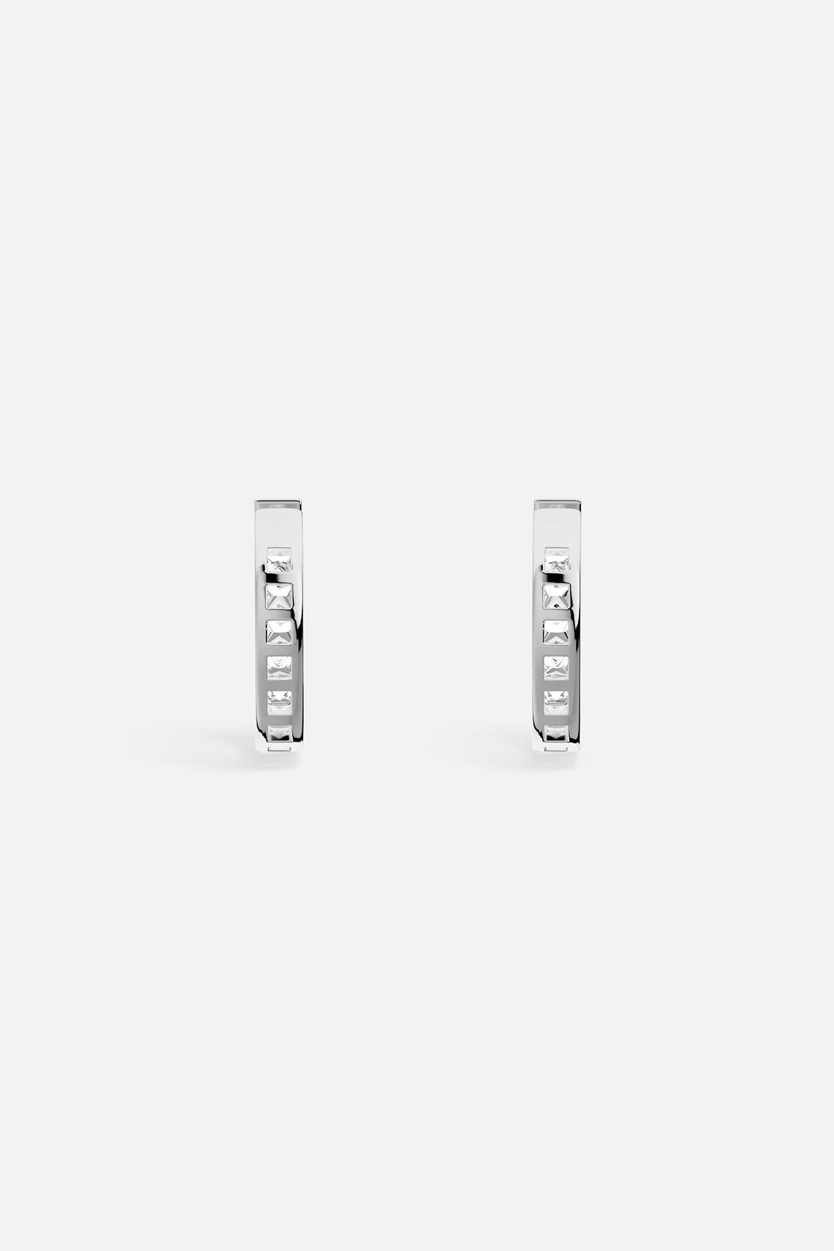 APM Monaco Lumière Pavé Hoop Earrings