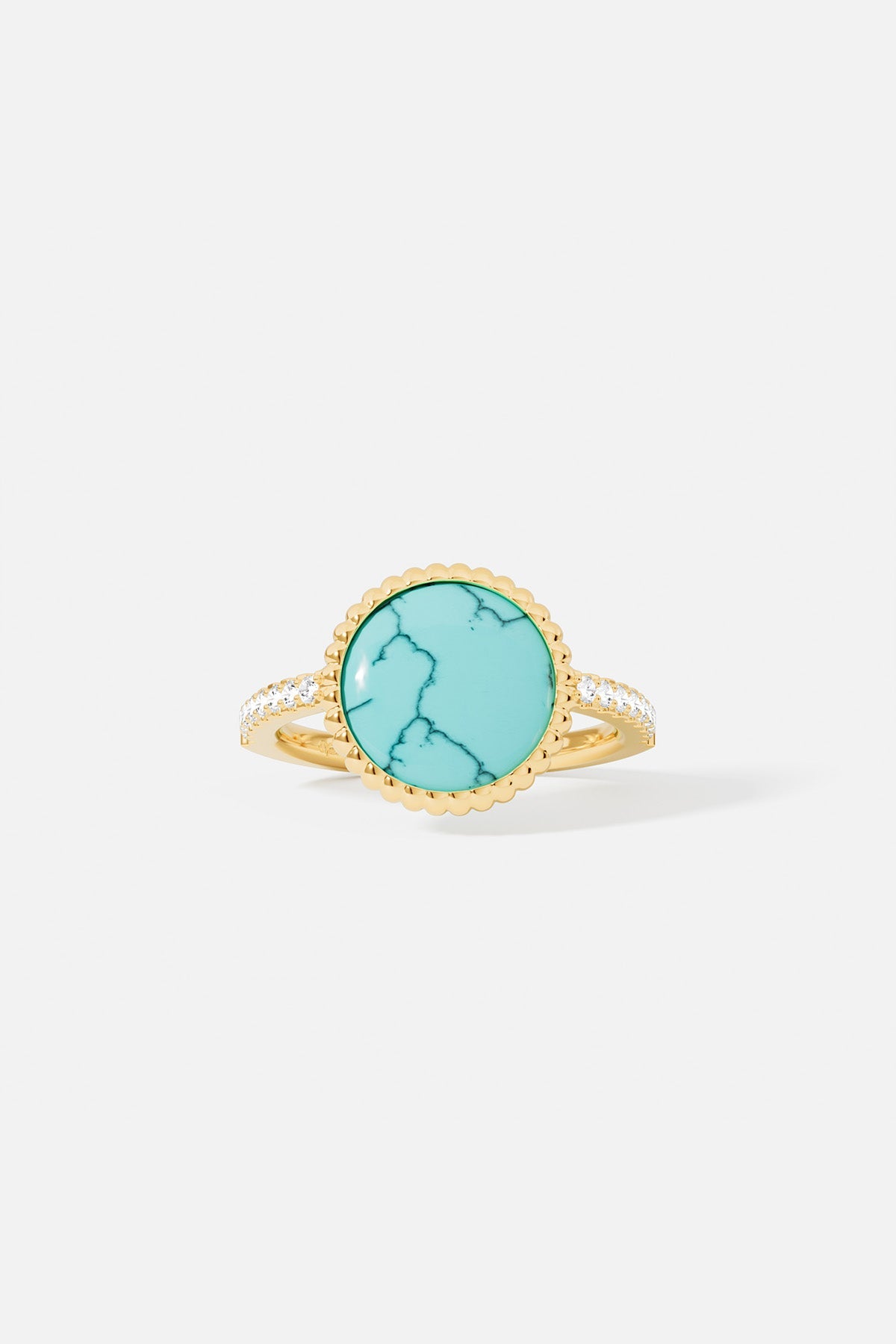 APM Monaco Lagoon Météorites Ring in Yellow Gold