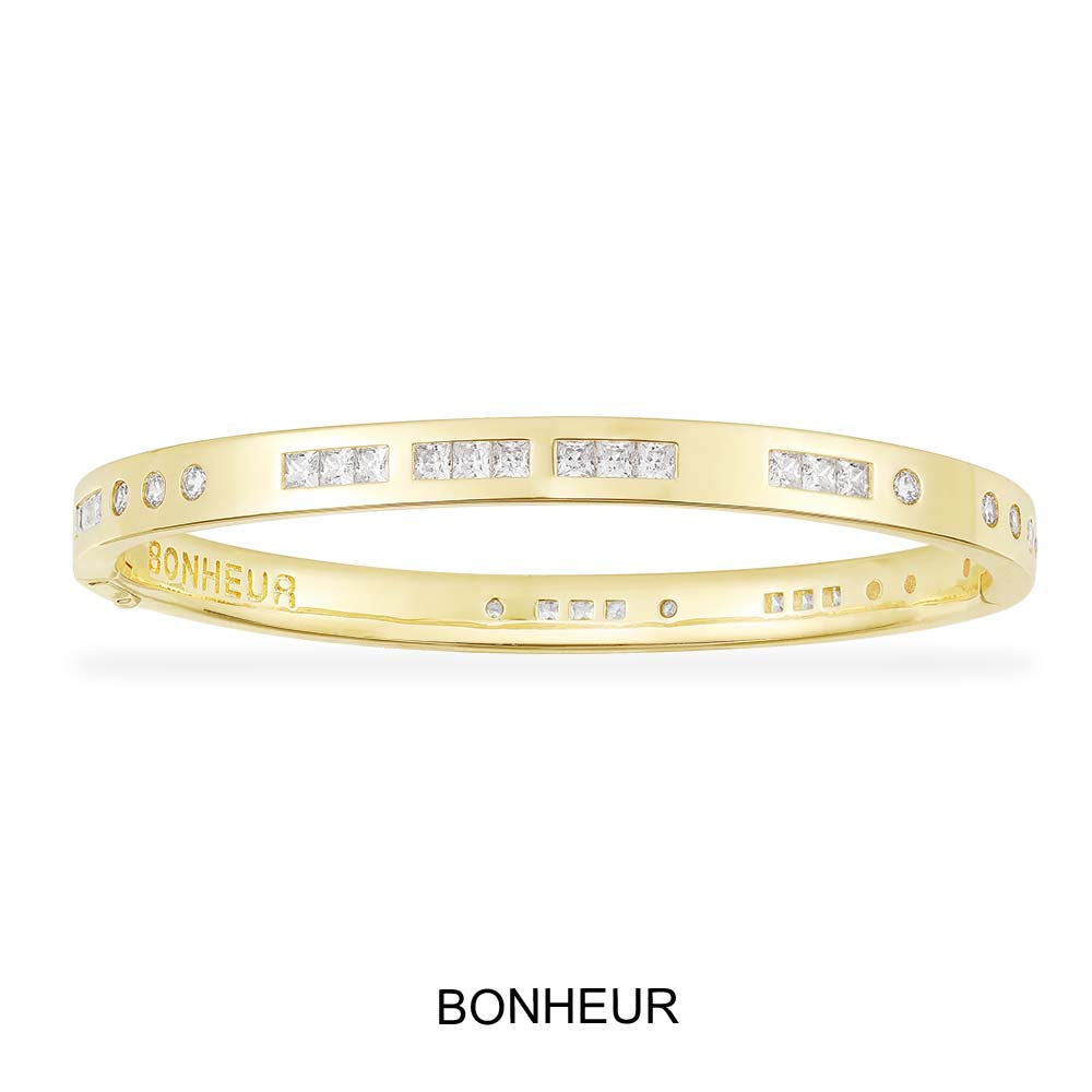 BONHEUR Morse Code Bangle APM Monaco APM Monaco UK