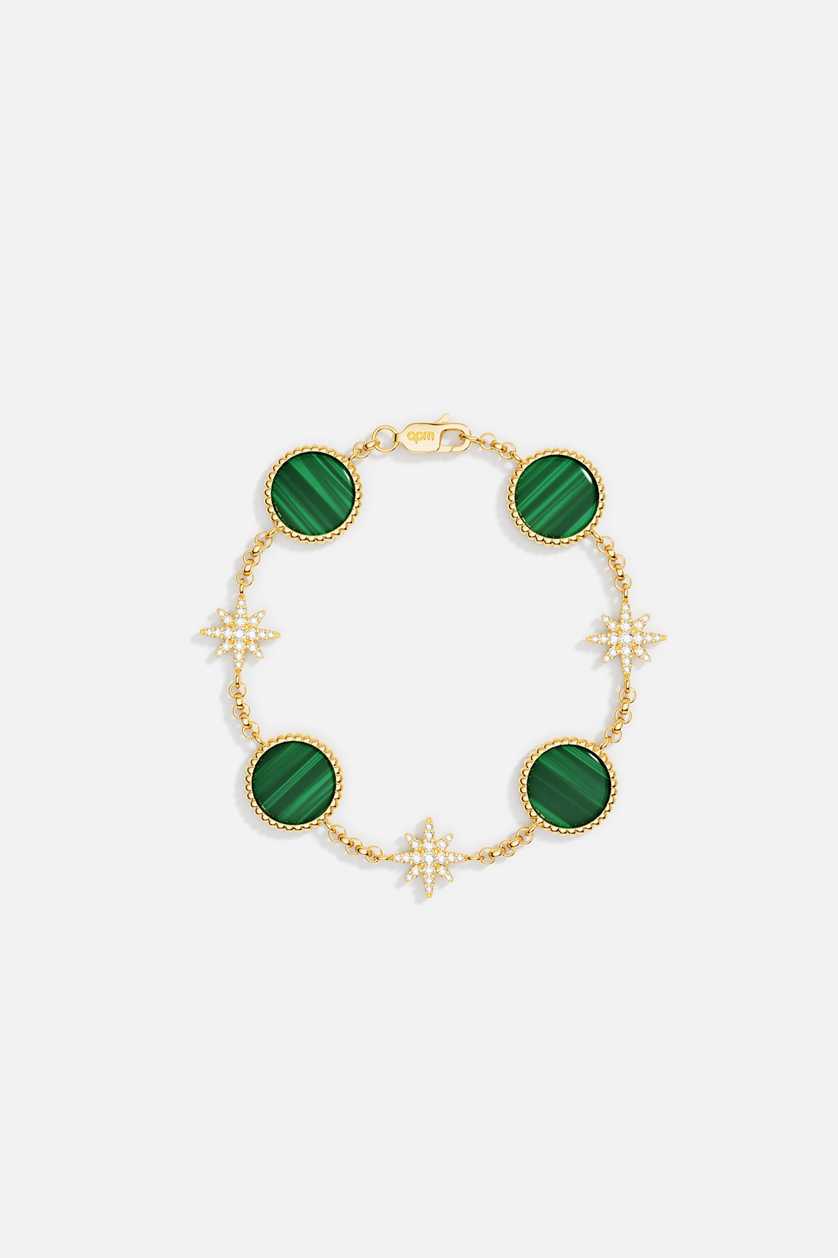 Malachite Météorites Bracelet - APM Monaco UK