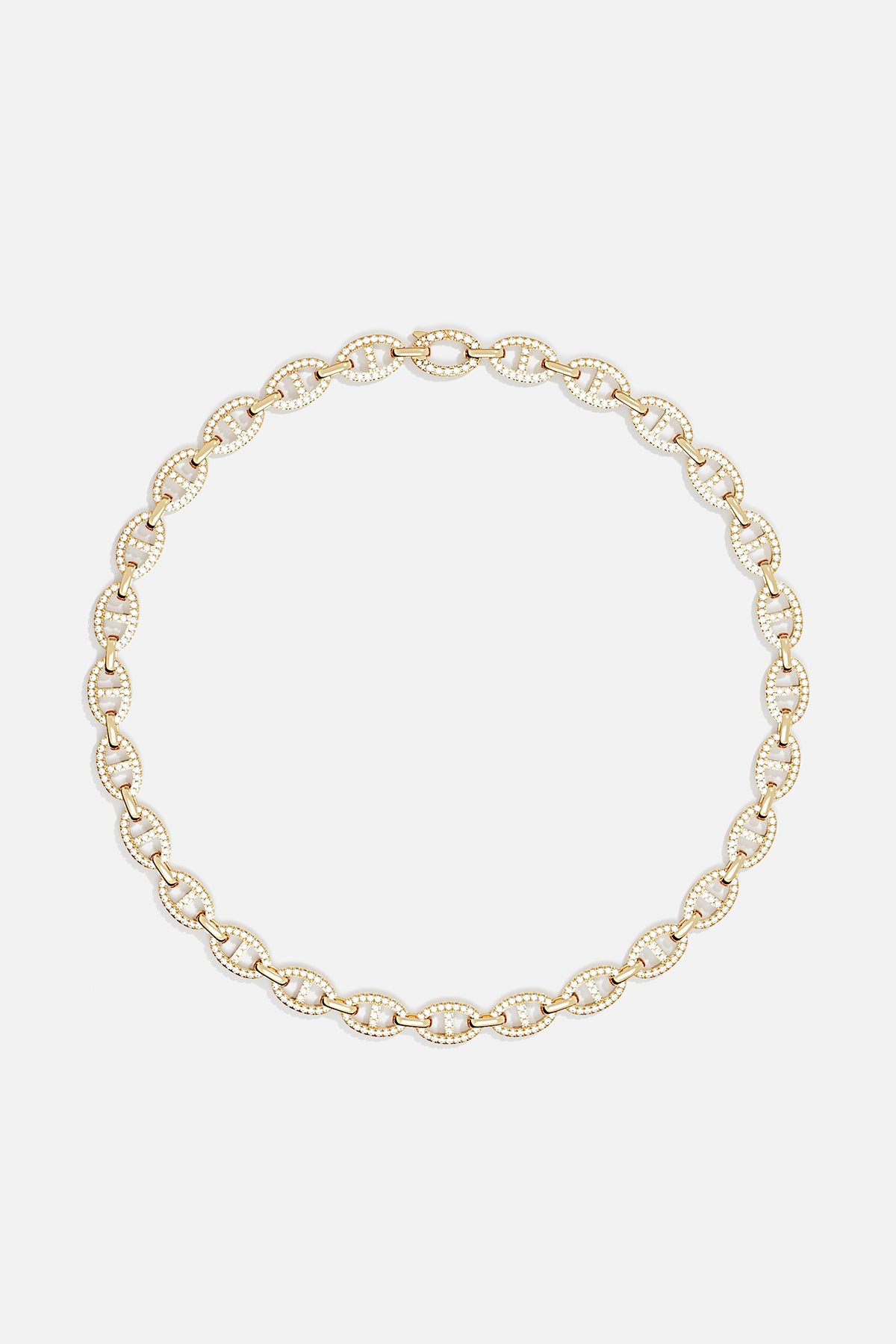 APM Monaco Maille Marine Chain Necklace in yellow gold