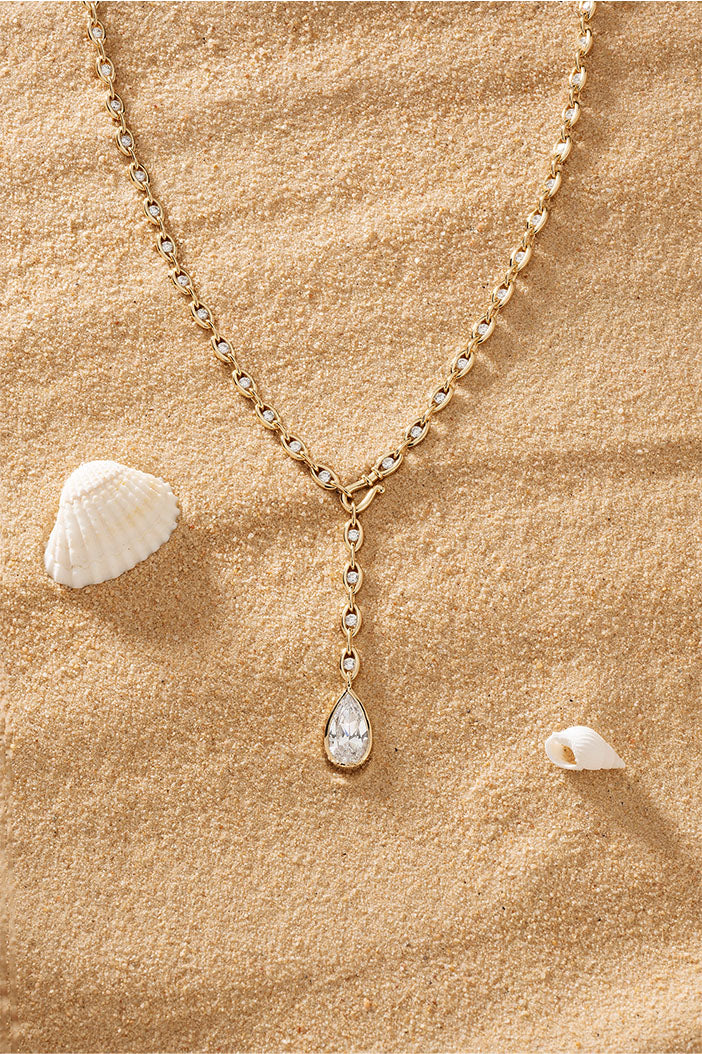 Y-Drop Éclat Adjustable Necklace - APM Monaco UK