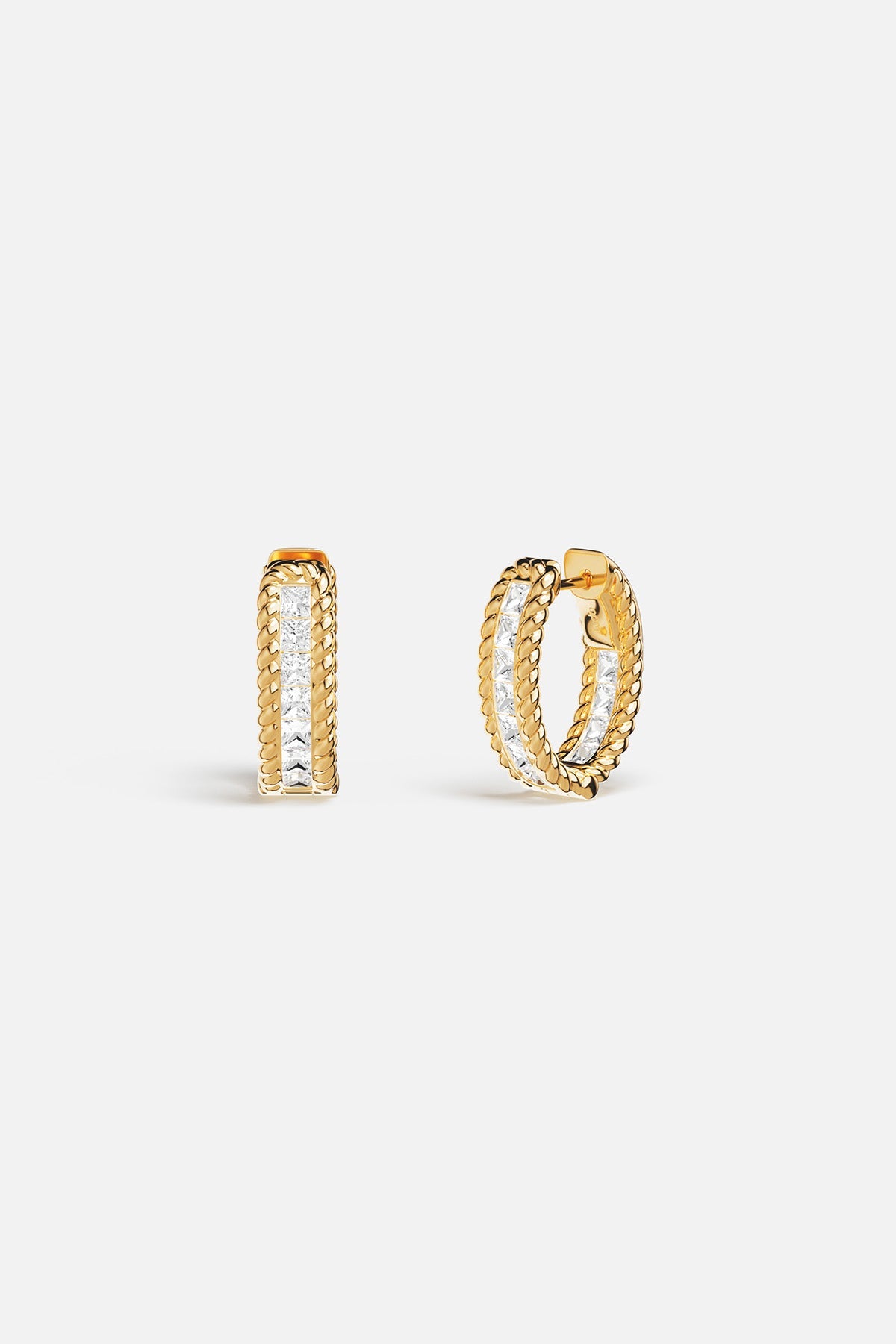 Torsade Hoop Earrings - APM Monaco