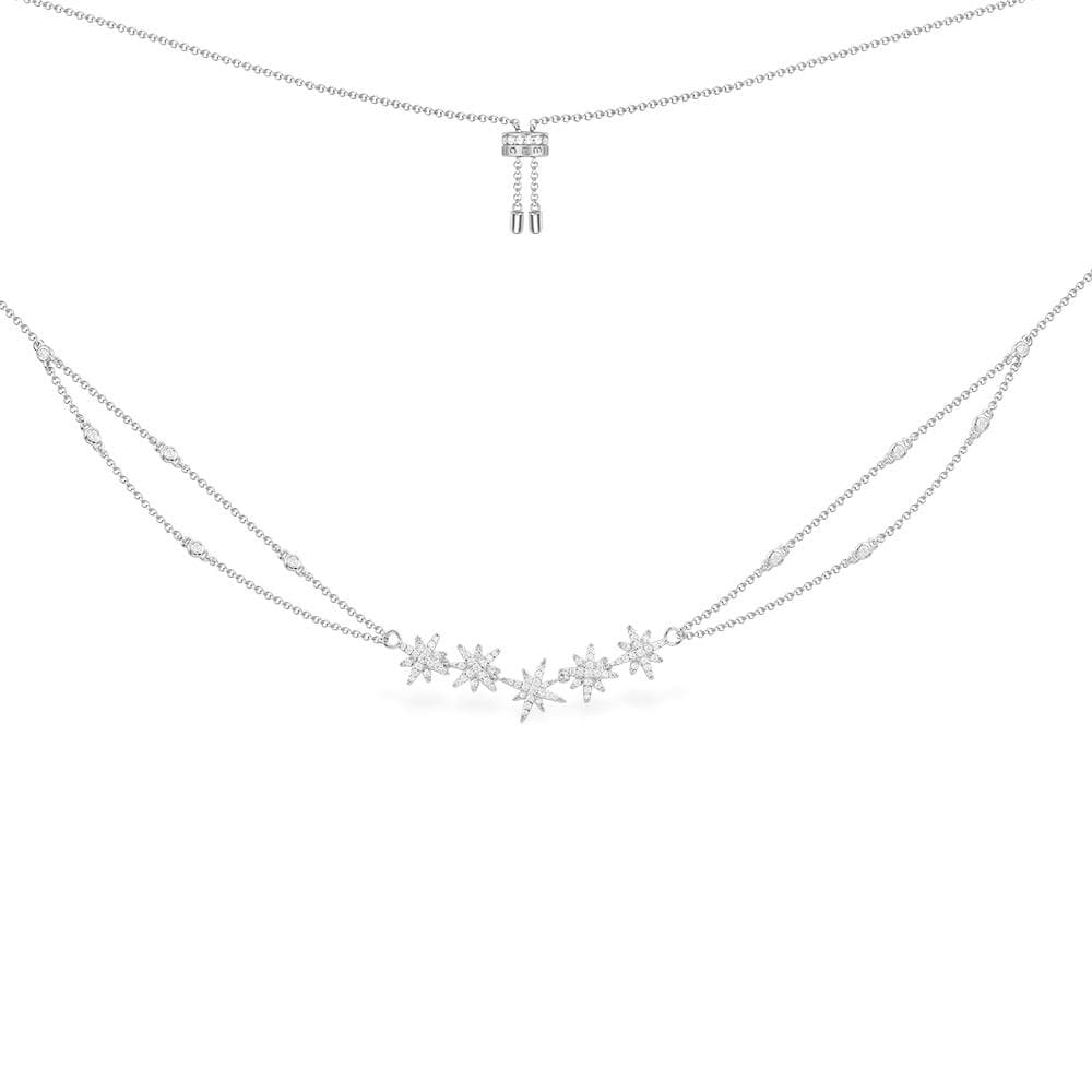 Météorites Double Chain Adjustable Necklace | APM Monaco
