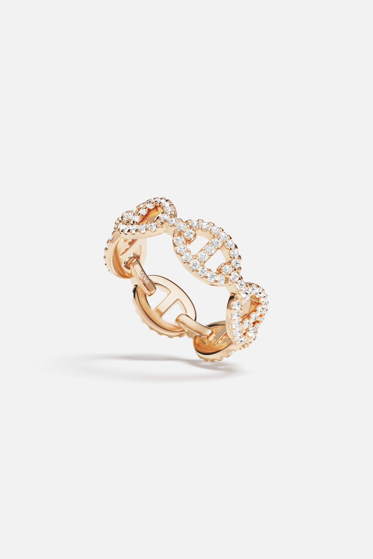 APM Morse Ring, golden links shimmering with quiet confidence.