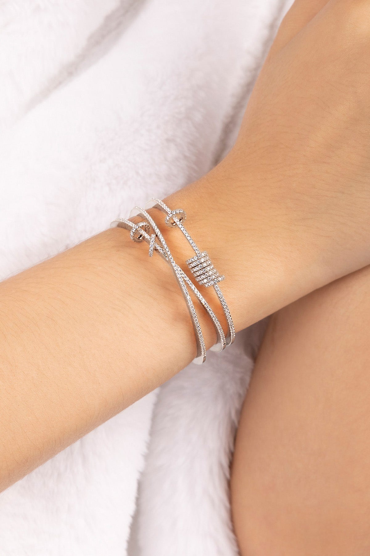 Triple Cuff with Sliding Rings - APM Monaco