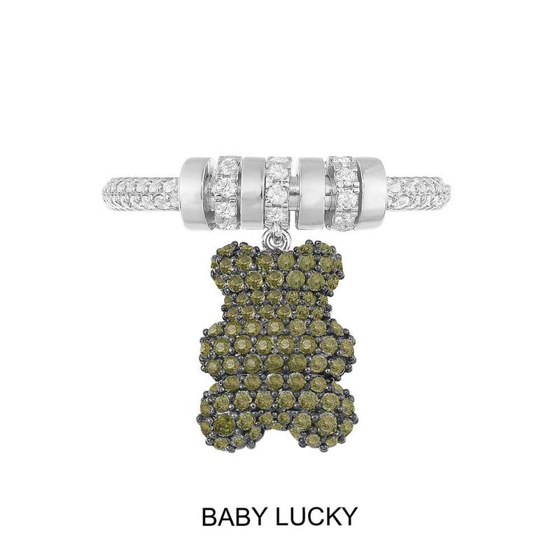 Baby Lucky Yummy戒指-银白色