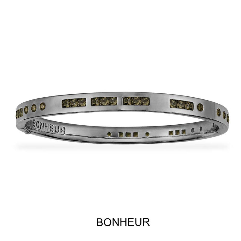 卡其色Bonheur摩斯密码手镯