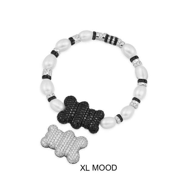 XL Mood Yummy Bear Bracelet with Pearls APM Monaco APM Monaco UK