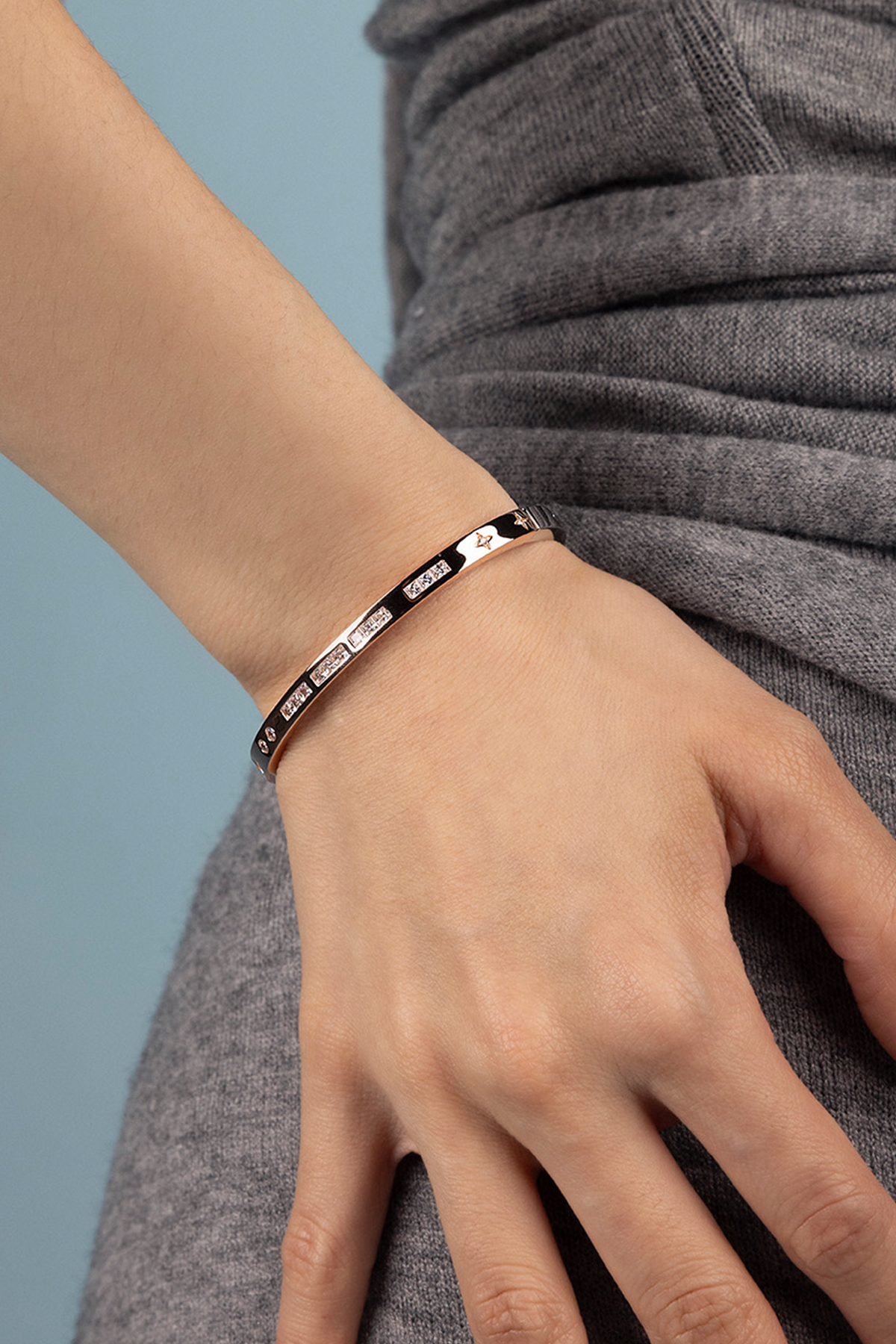 TOI MOI Morse Code Bangle