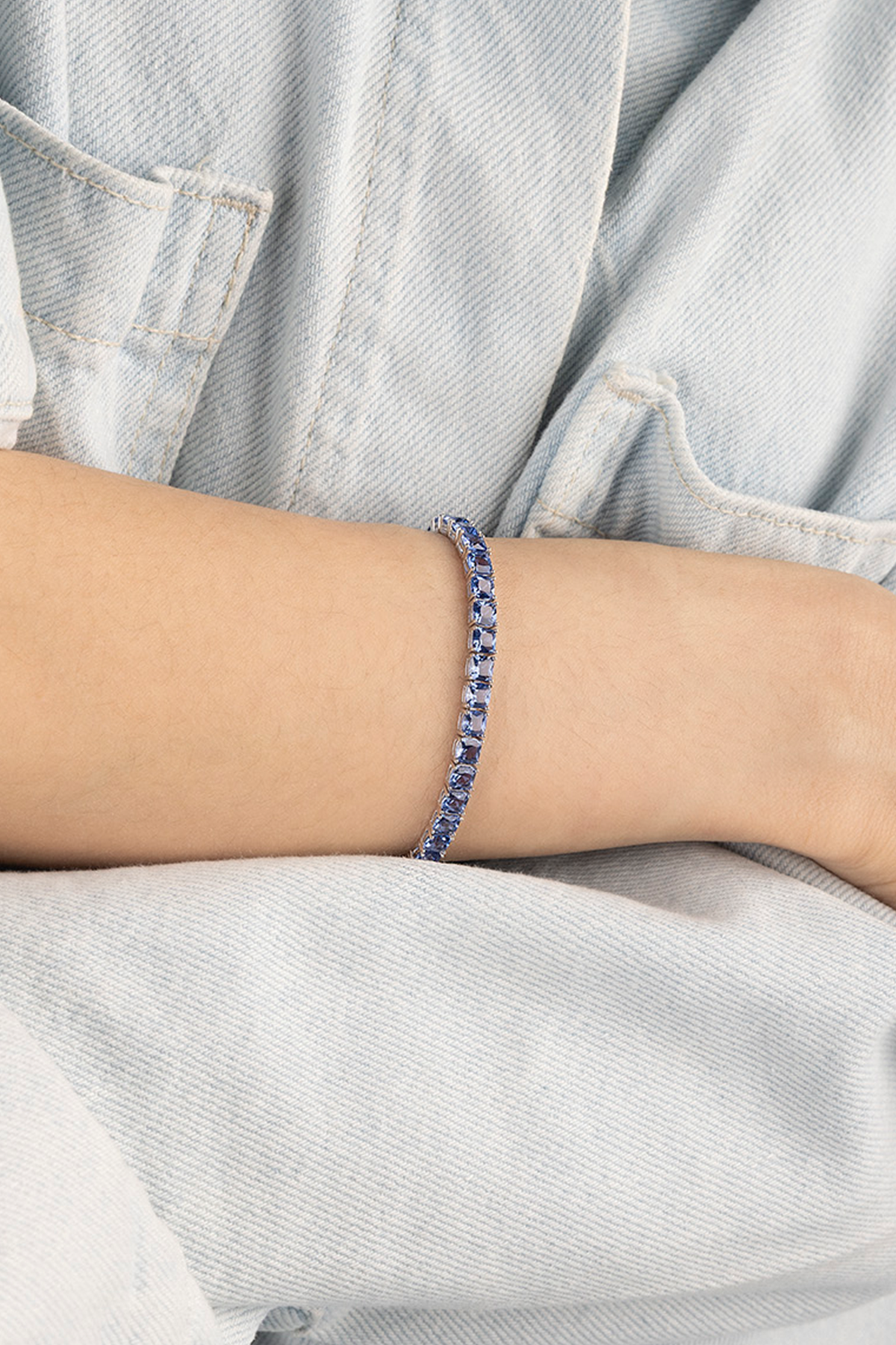 Blue Square Bracelet