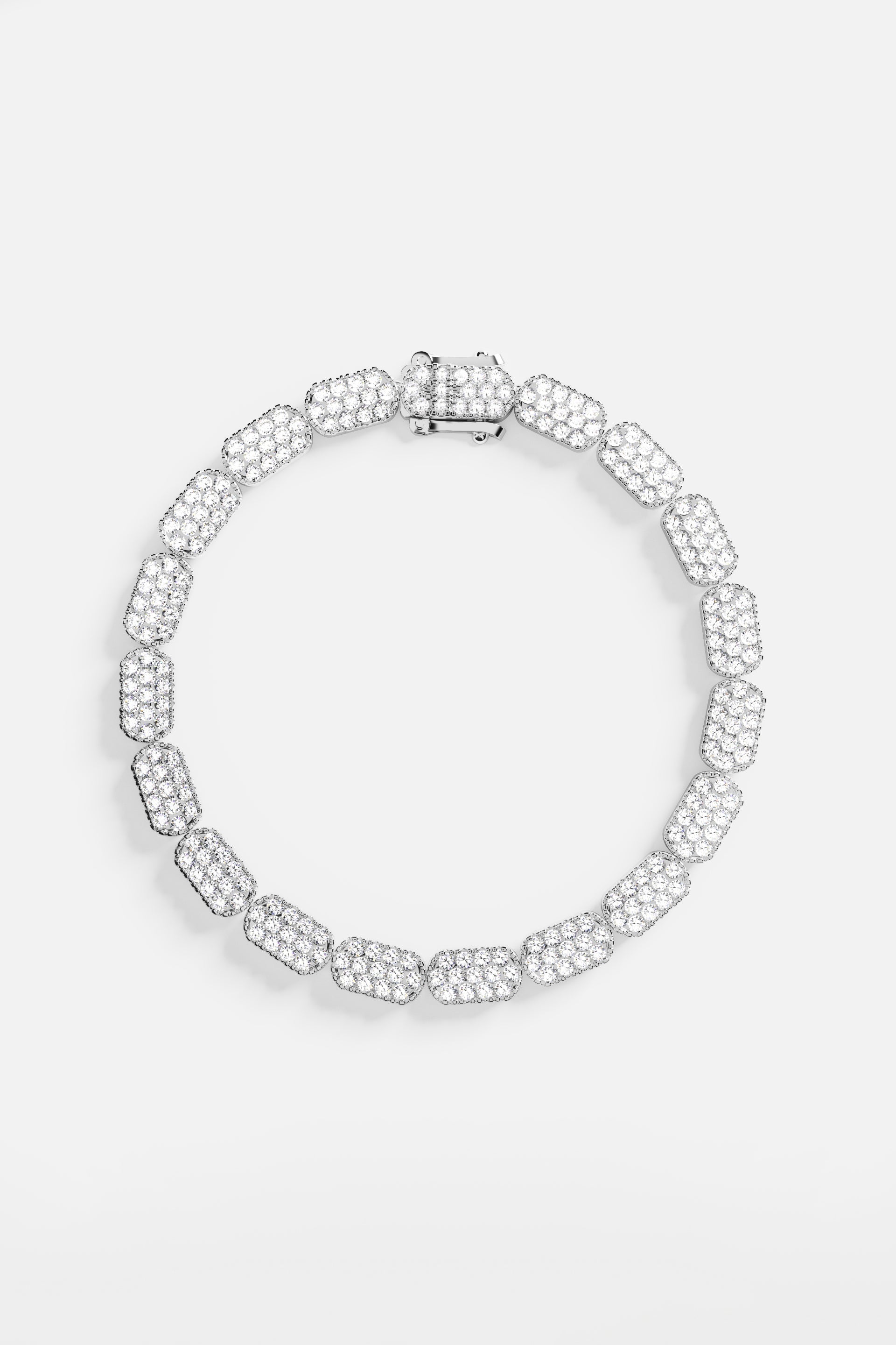 Dainty Pavé Silver Bracelet