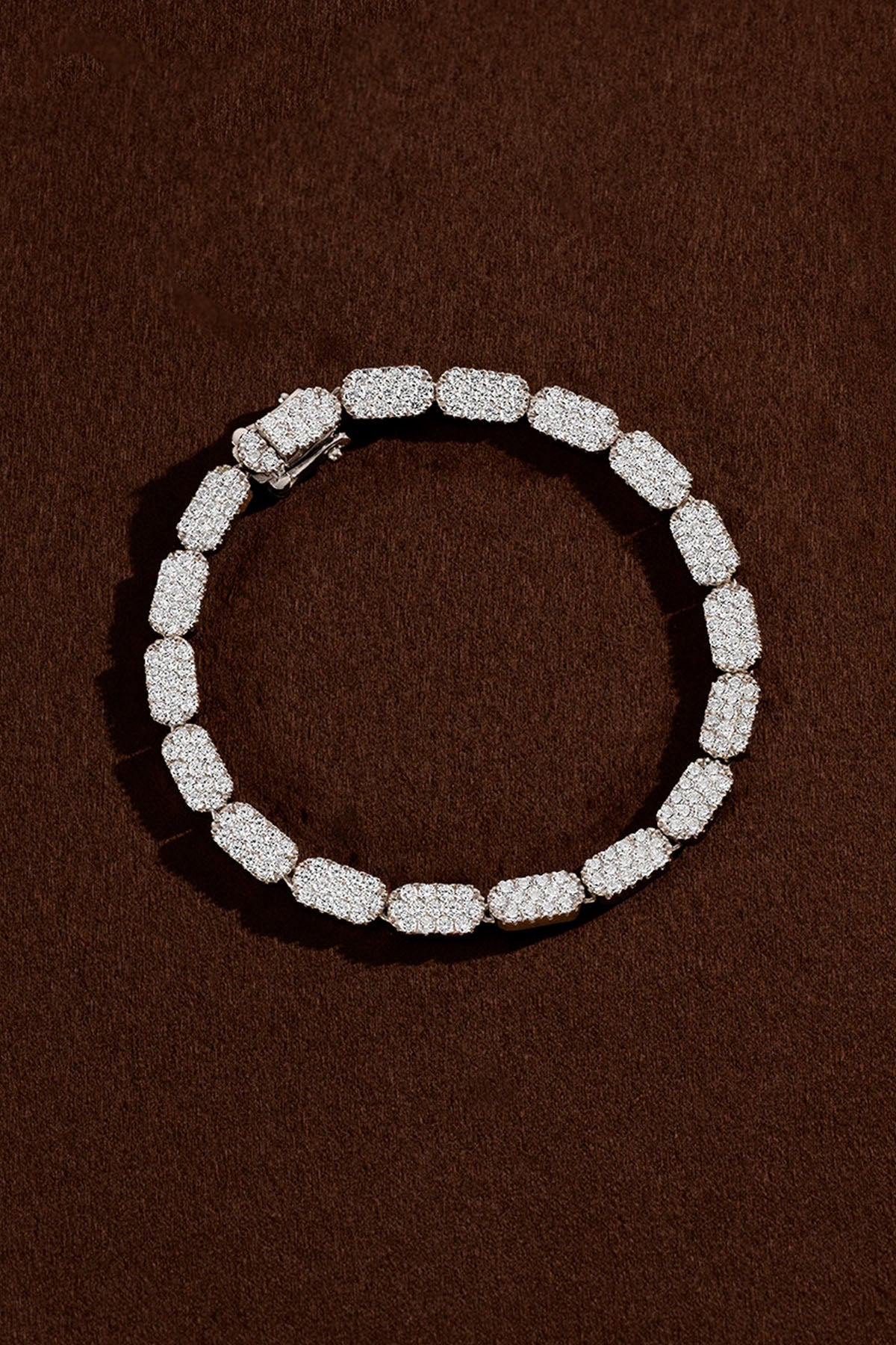 Dainty Pavé Silver Bracelet