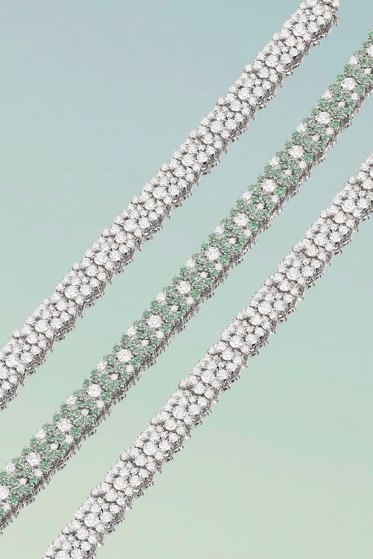 Pastel Green Drop Bracelet