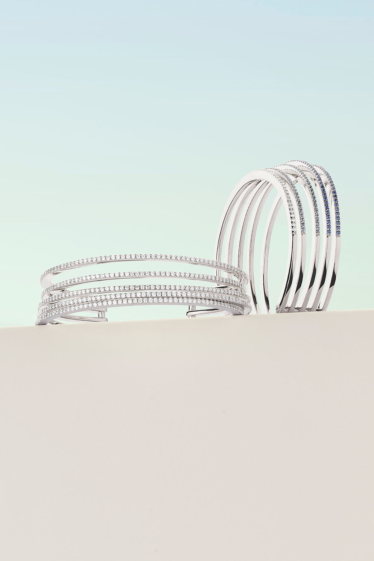 Linear Pavé Bangle