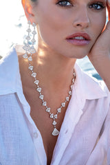 APM Monaco Flamenco Adjustable Necklace in Silver