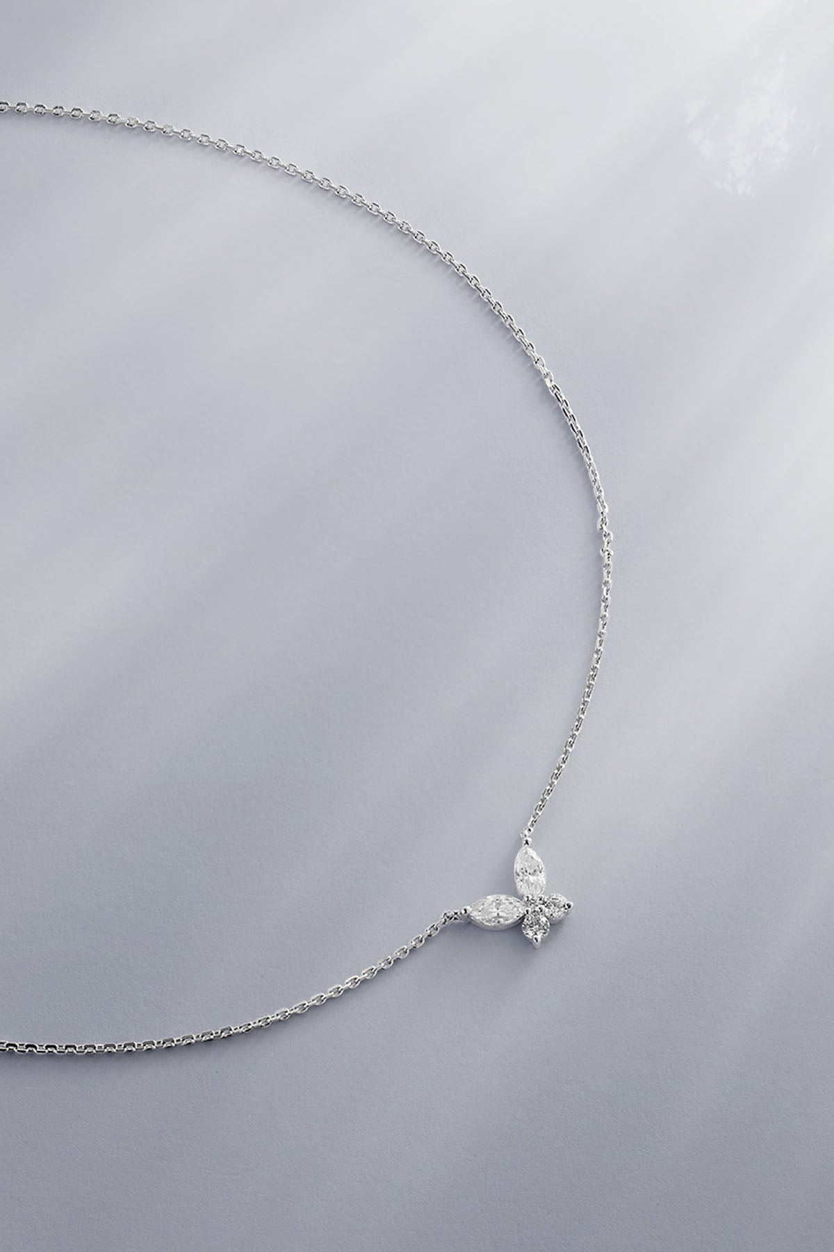 APM Monaco Butterfly Necklace in Silver