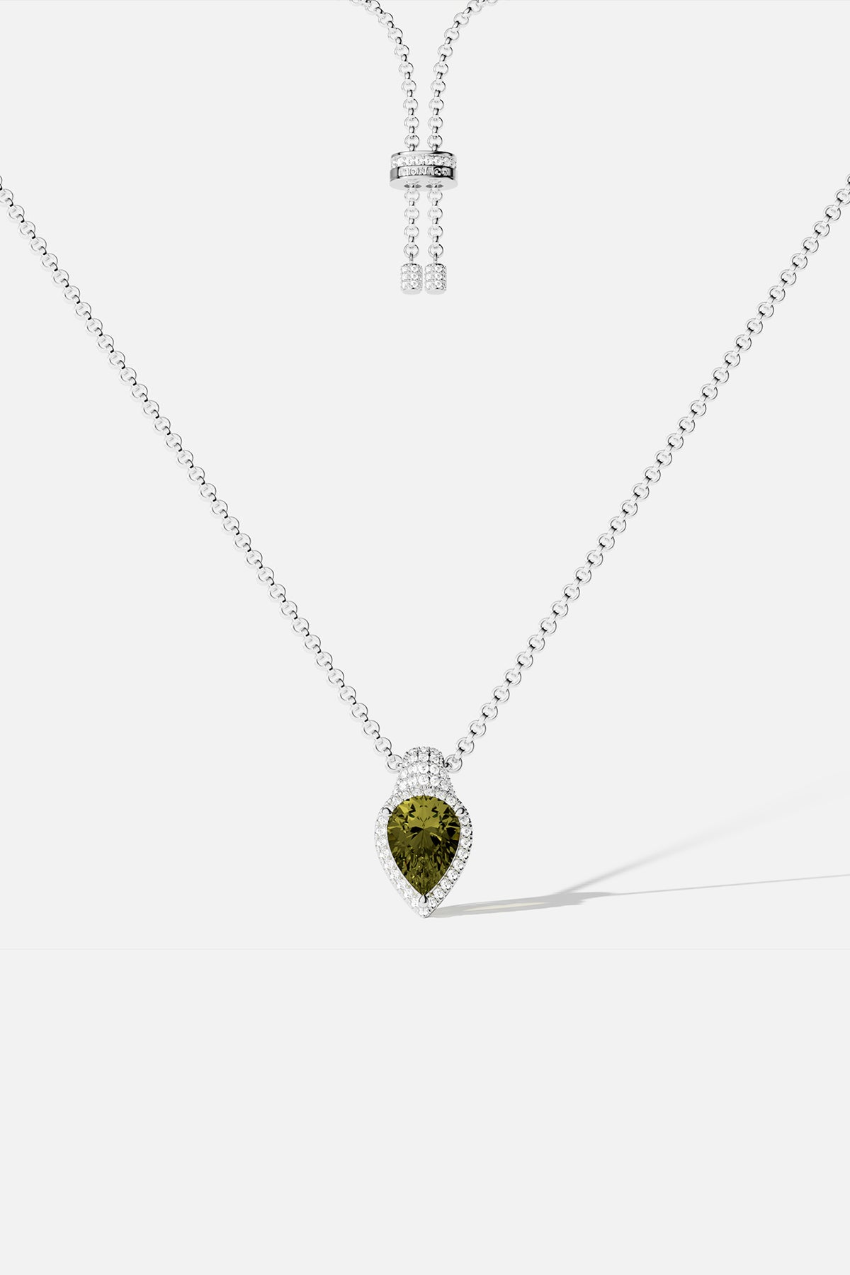 Khaki Pear Adjustable Necklace