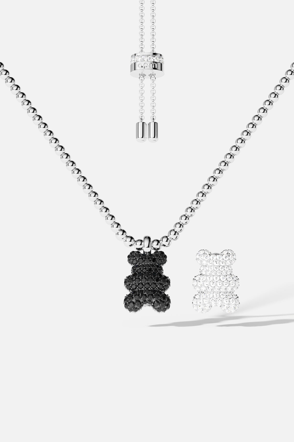 Mood Yummy Bear Adjustable Necklace with Beads