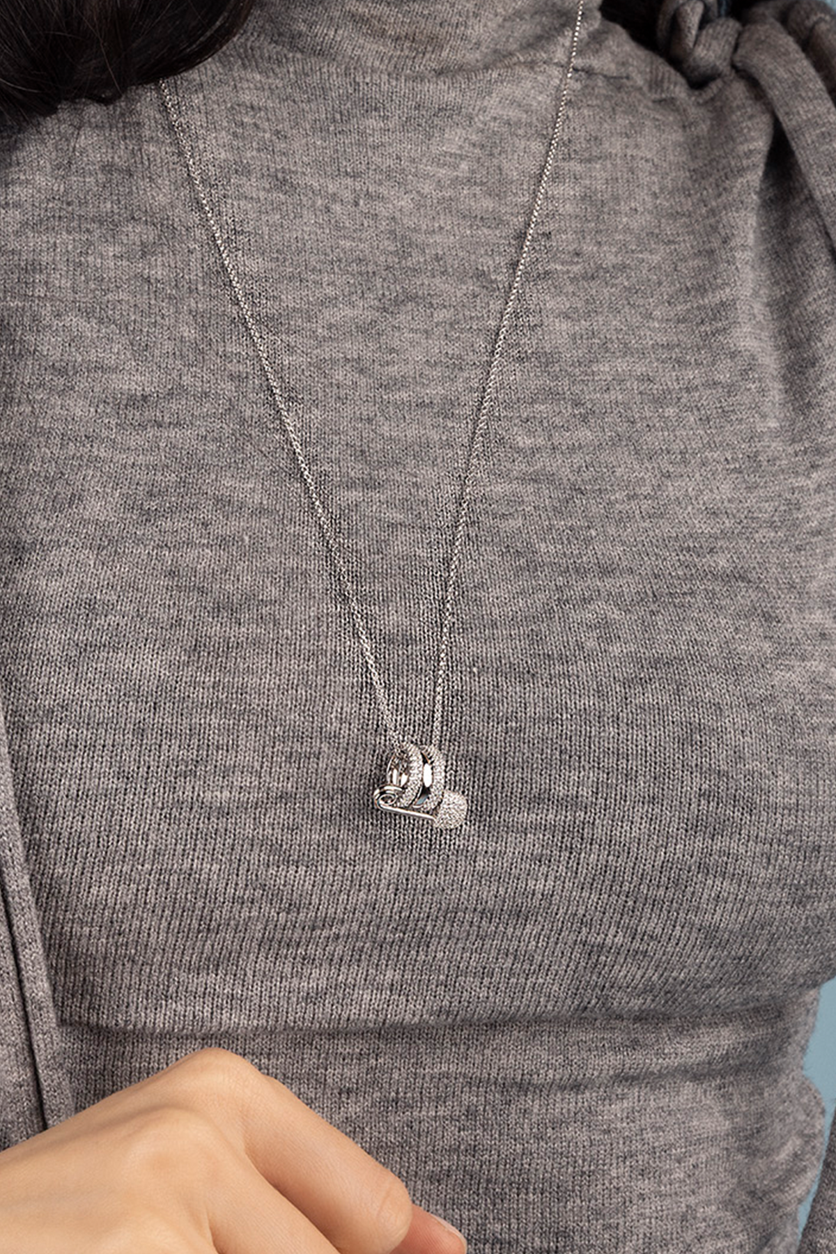 Safety Pin Adjustable Necklace