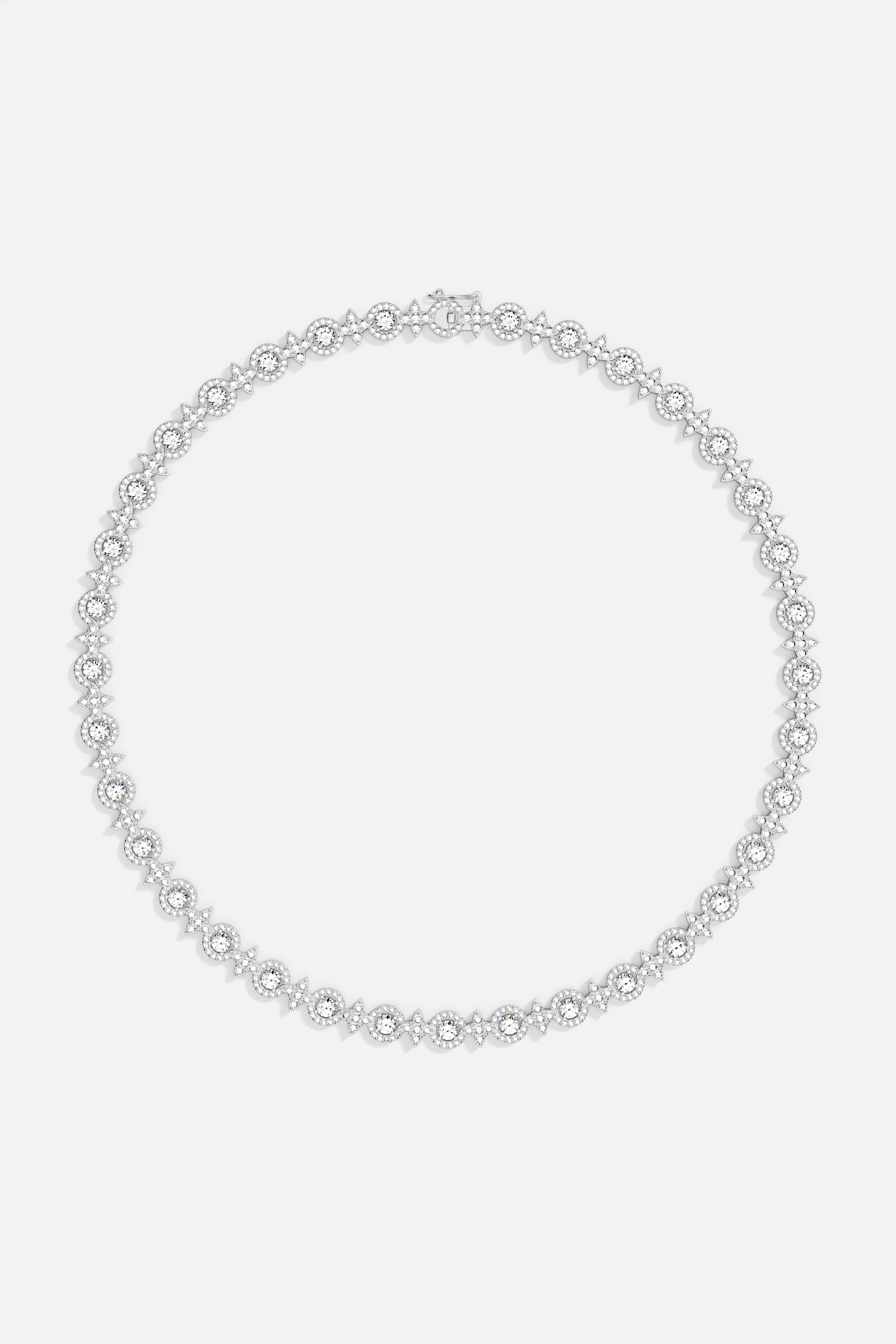 Pavé Météorites & Circles Choker