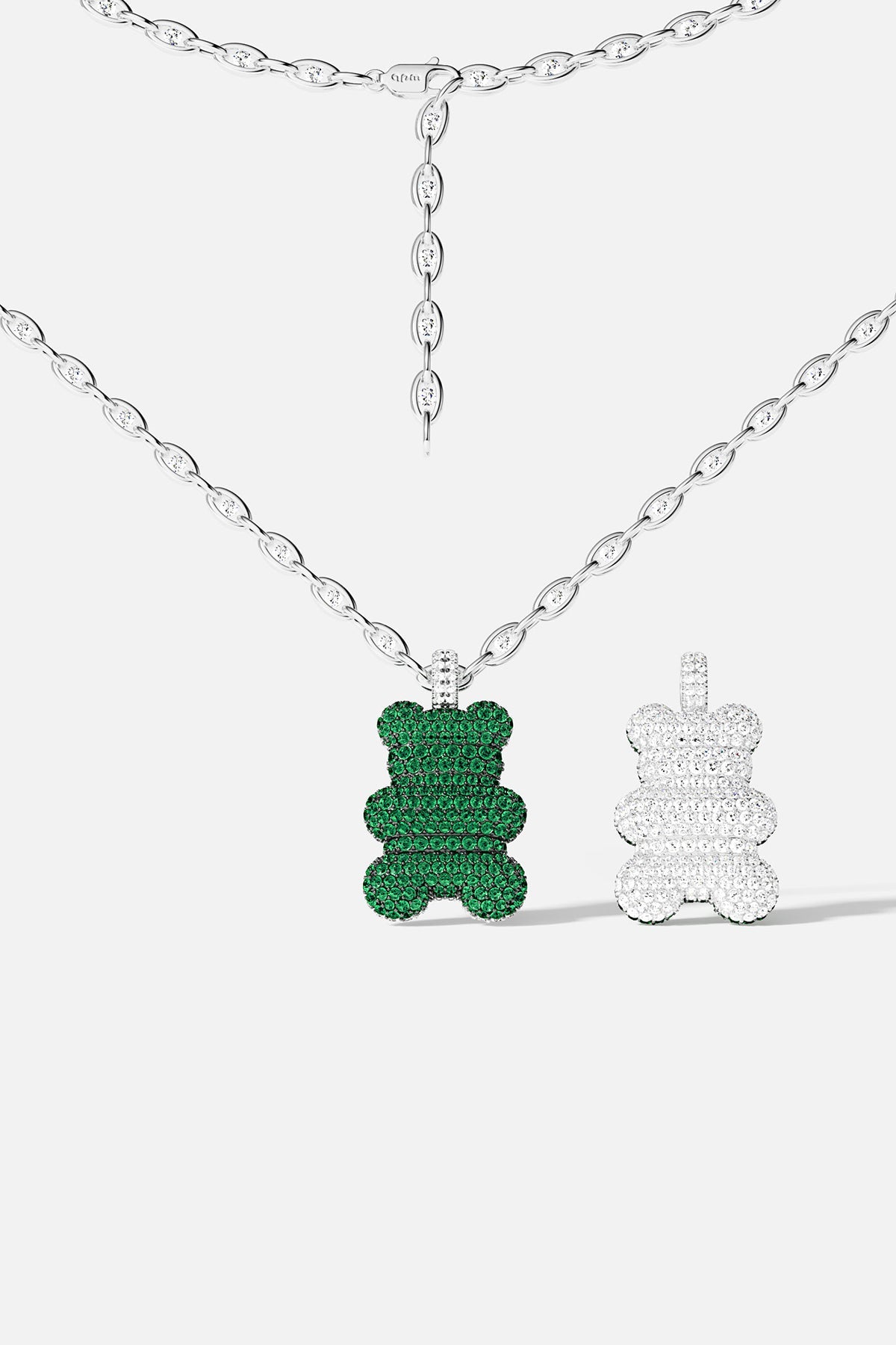 XL Mint Yummy Bear Chain Necklace - APM Monaco