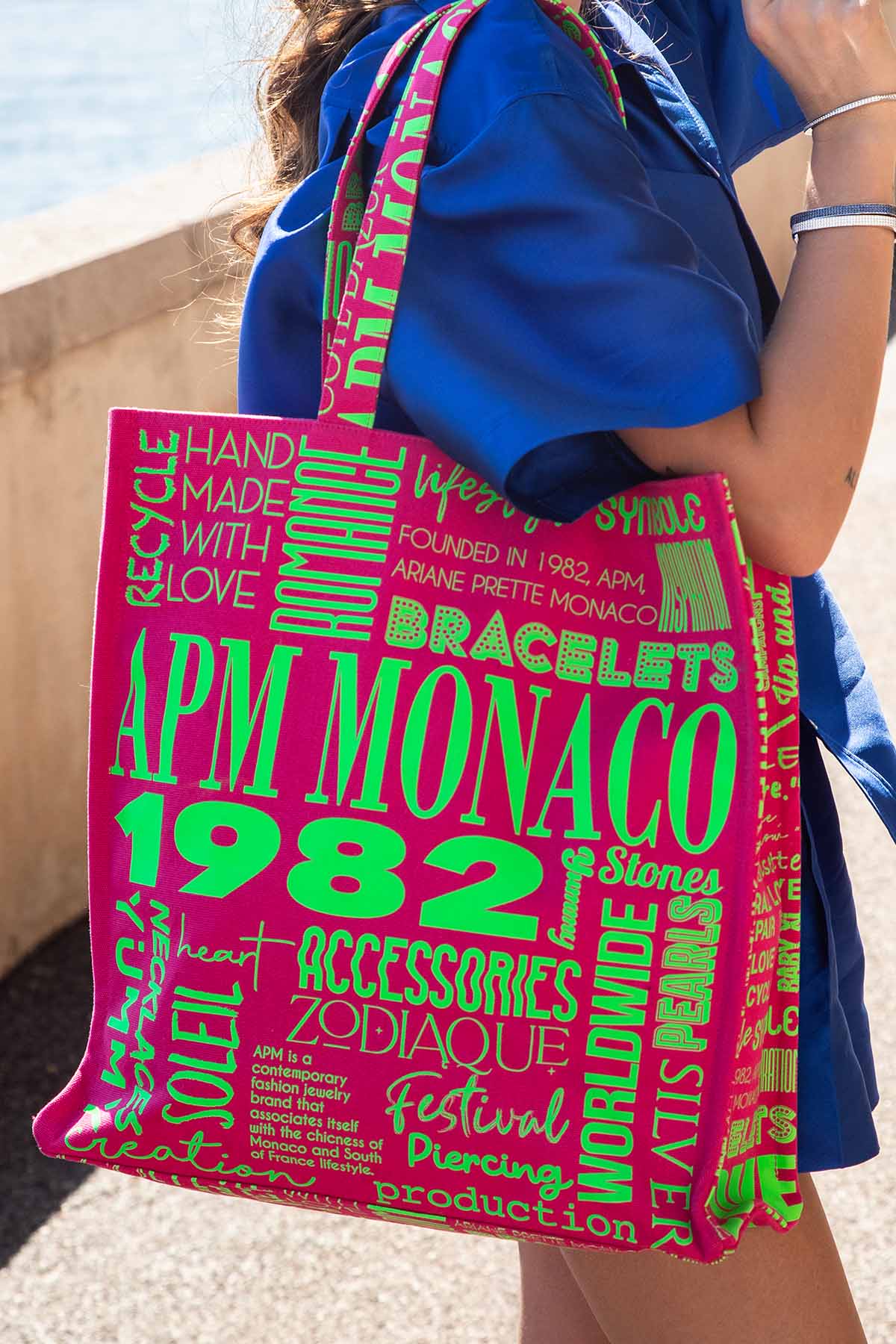 Green ETE Tote Bag APM Monaco