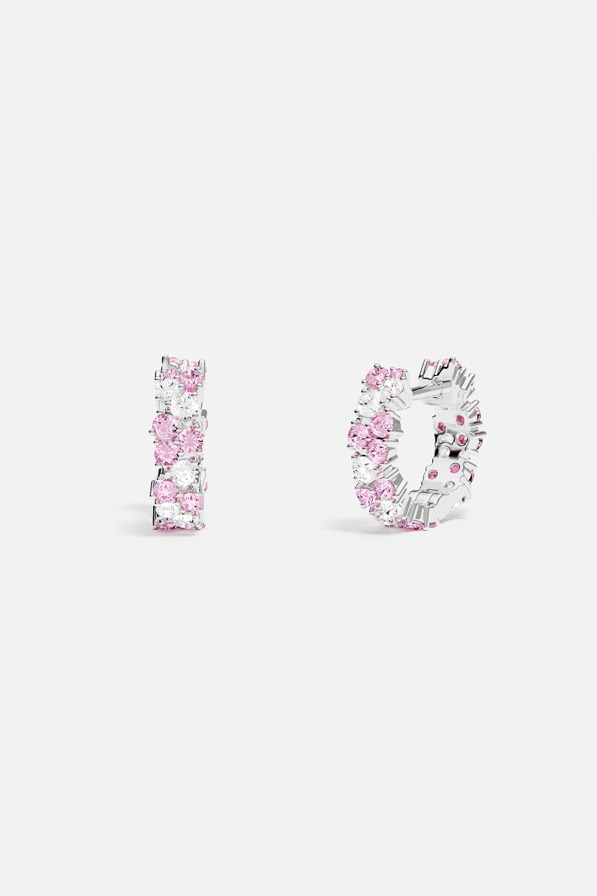 Rose Drop Huggie Earrings