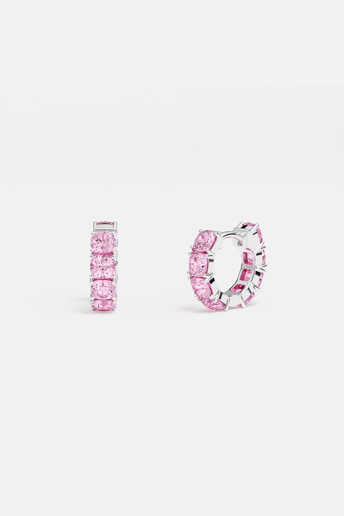 Rose Eclat Huggie Earrings