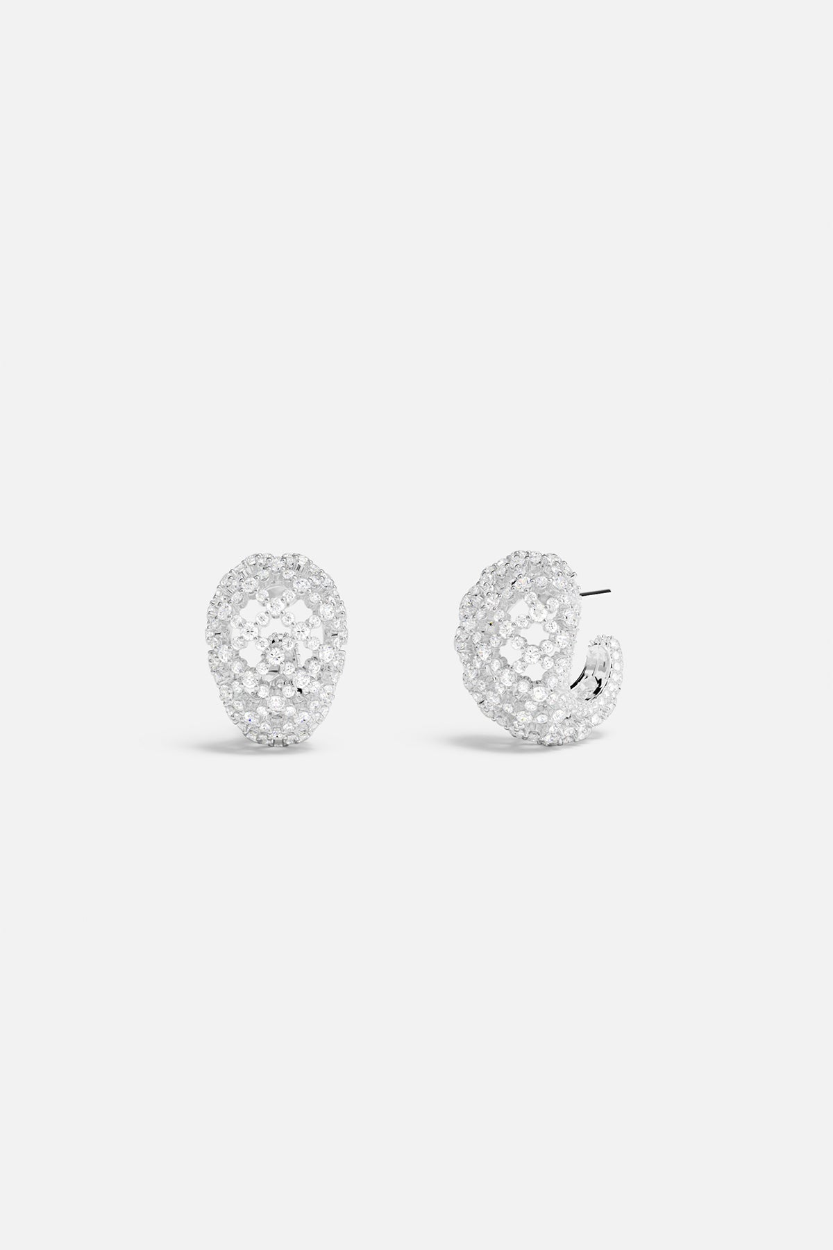 Maille Rivet Pavé Earrings