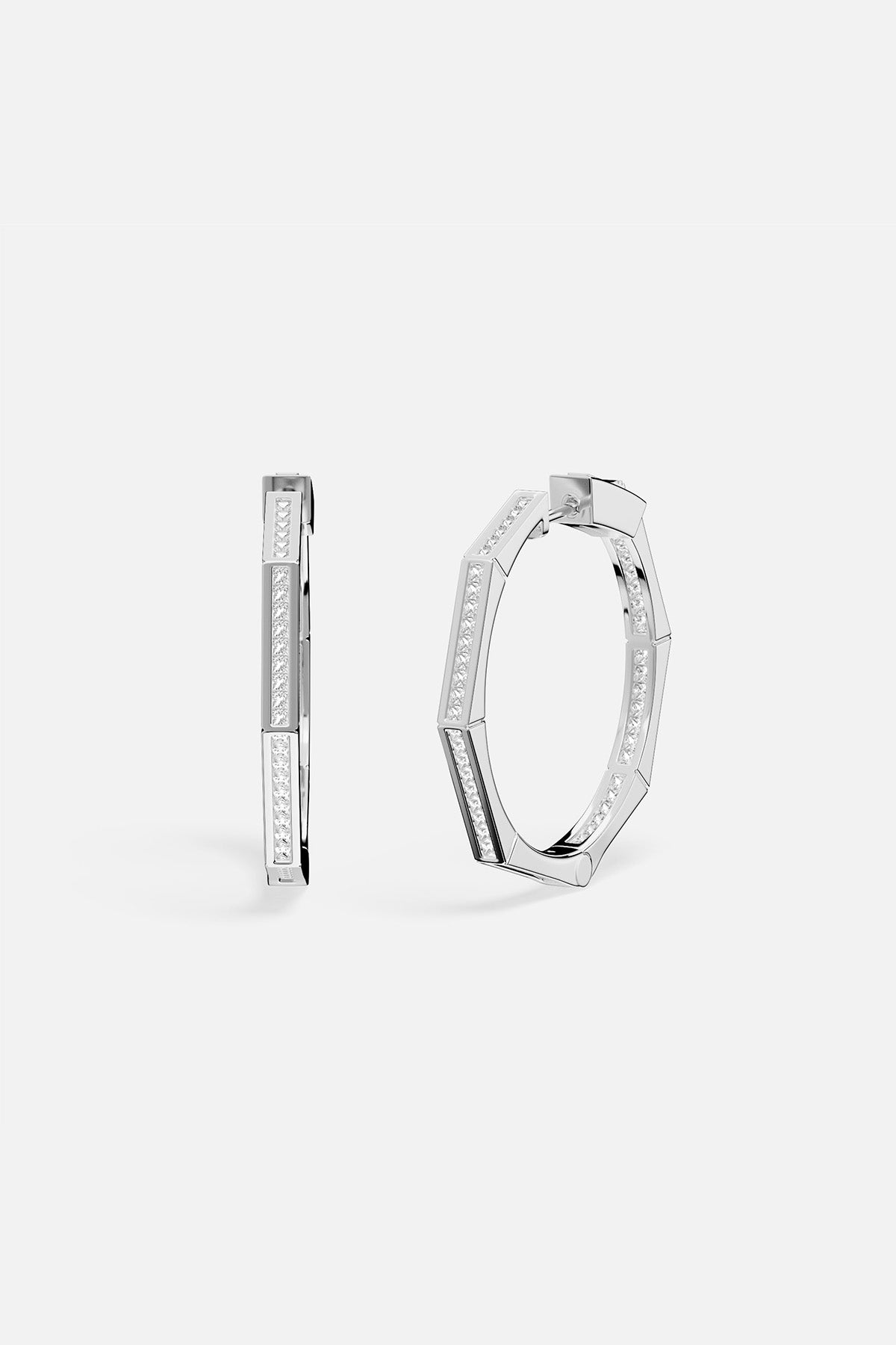 Geometric Hoop Earrings - APM Monaco