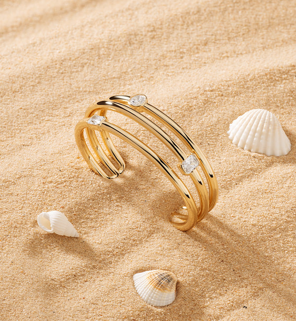 APM monaco 完売品 size:56 Météorites レクタンギュラー ピアス - シルバー | APM Monaco