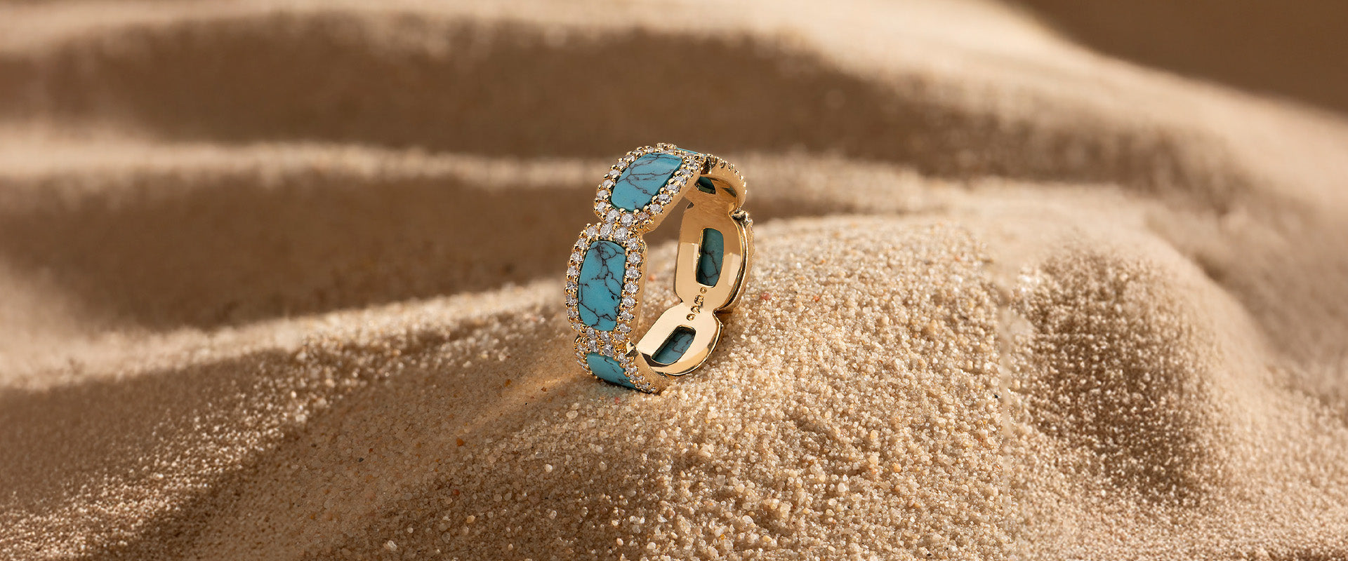 APM Monaco Collection Soleil Lagoon ring