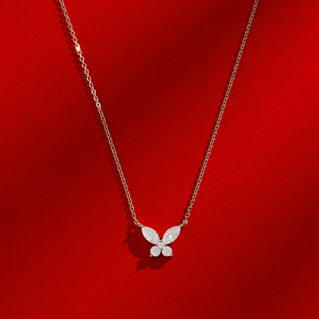 APM Monaco Collection Lumiere Butterfly Necklace