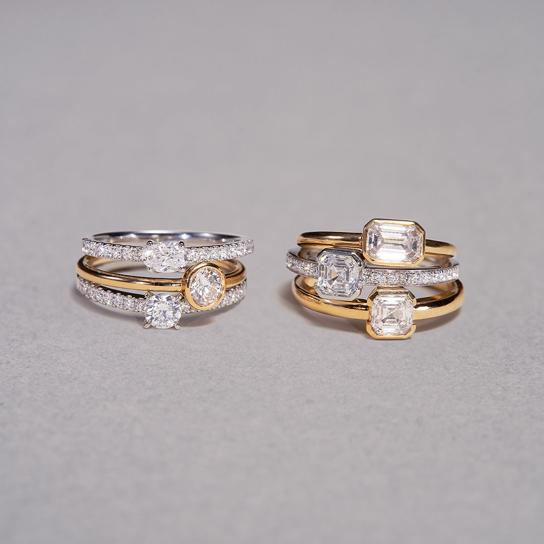 APM Monaco Collection Joaillerie Diamond Rings