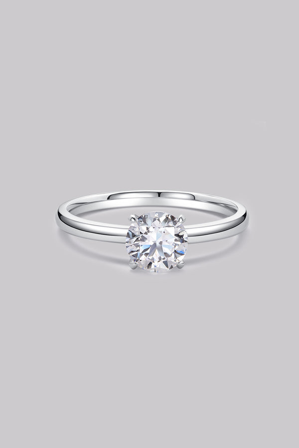 Solitaire Round Diamond Ring (1ct)