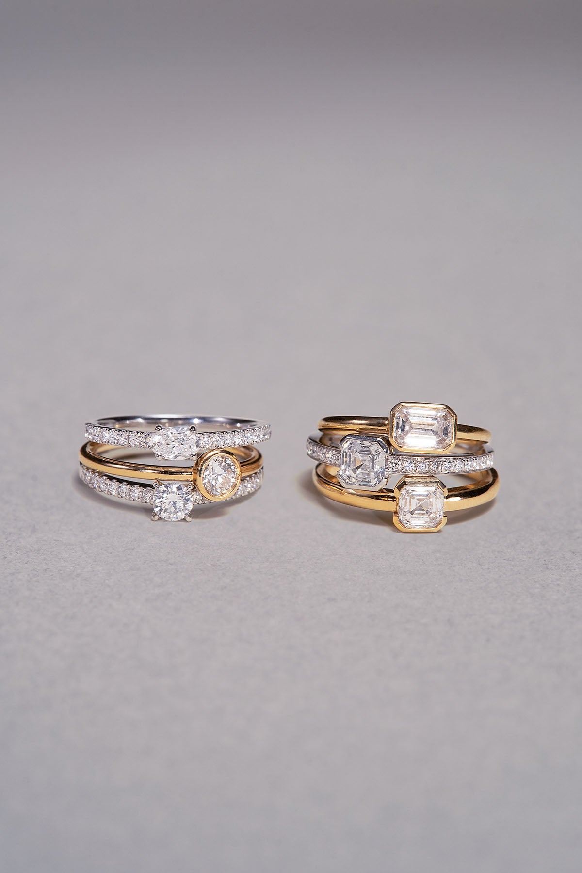 Asscher Diamond Ring (0.35ct) - APM Monaco UK
