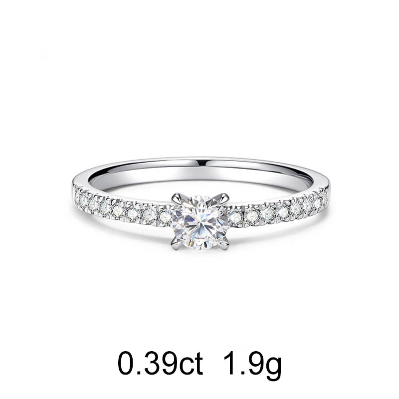 Pavé Round Diamond Ring (0.39ct)