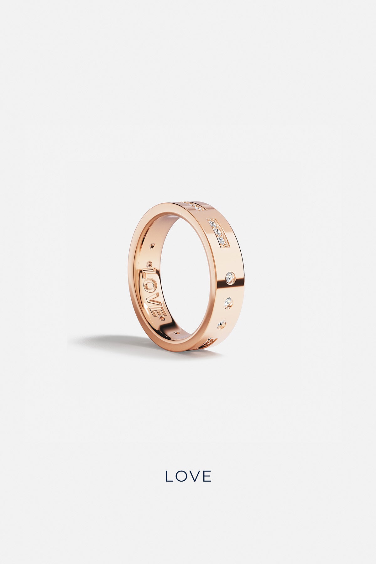 LOVE Morse Code Ring