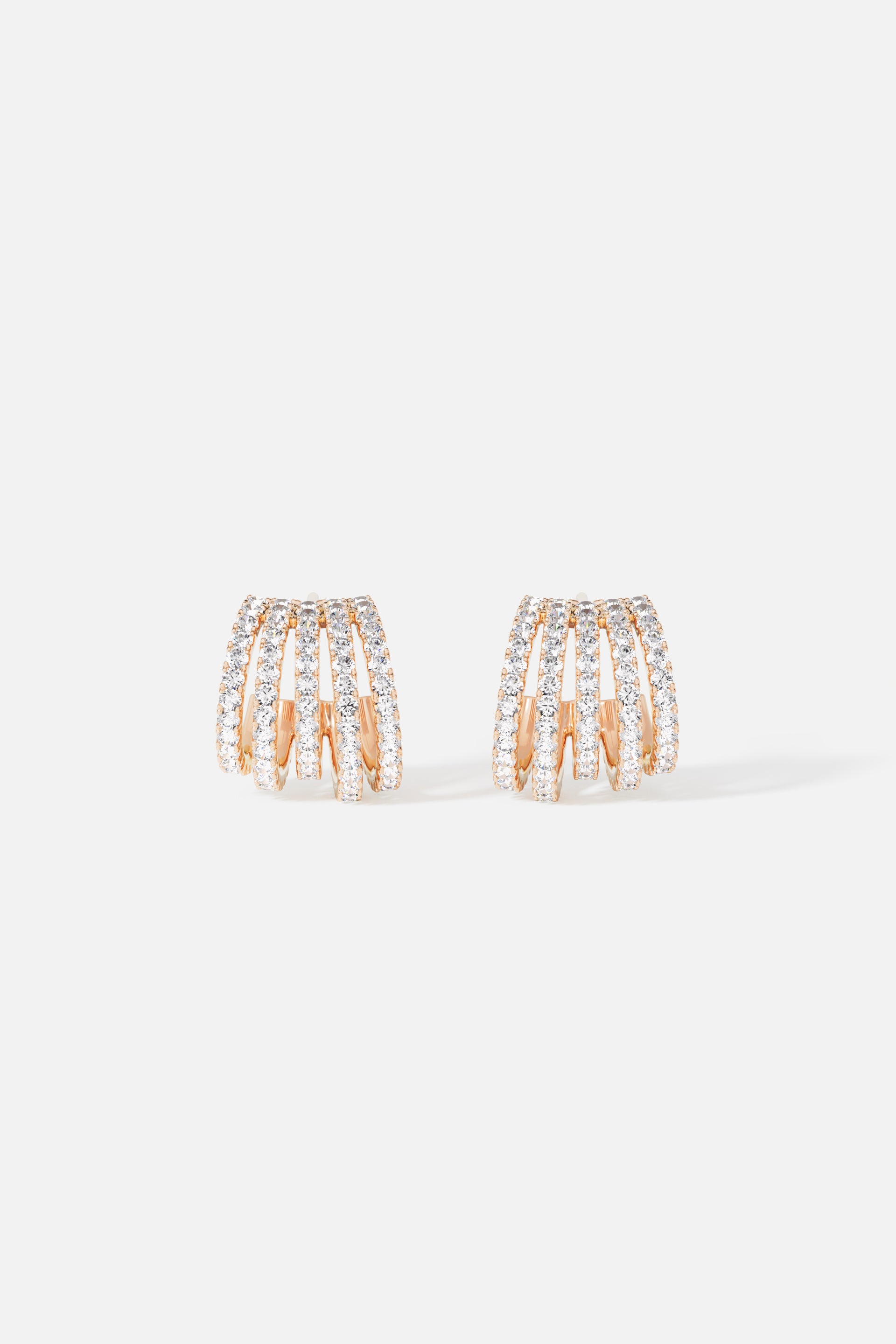 Five-hoop Earrings